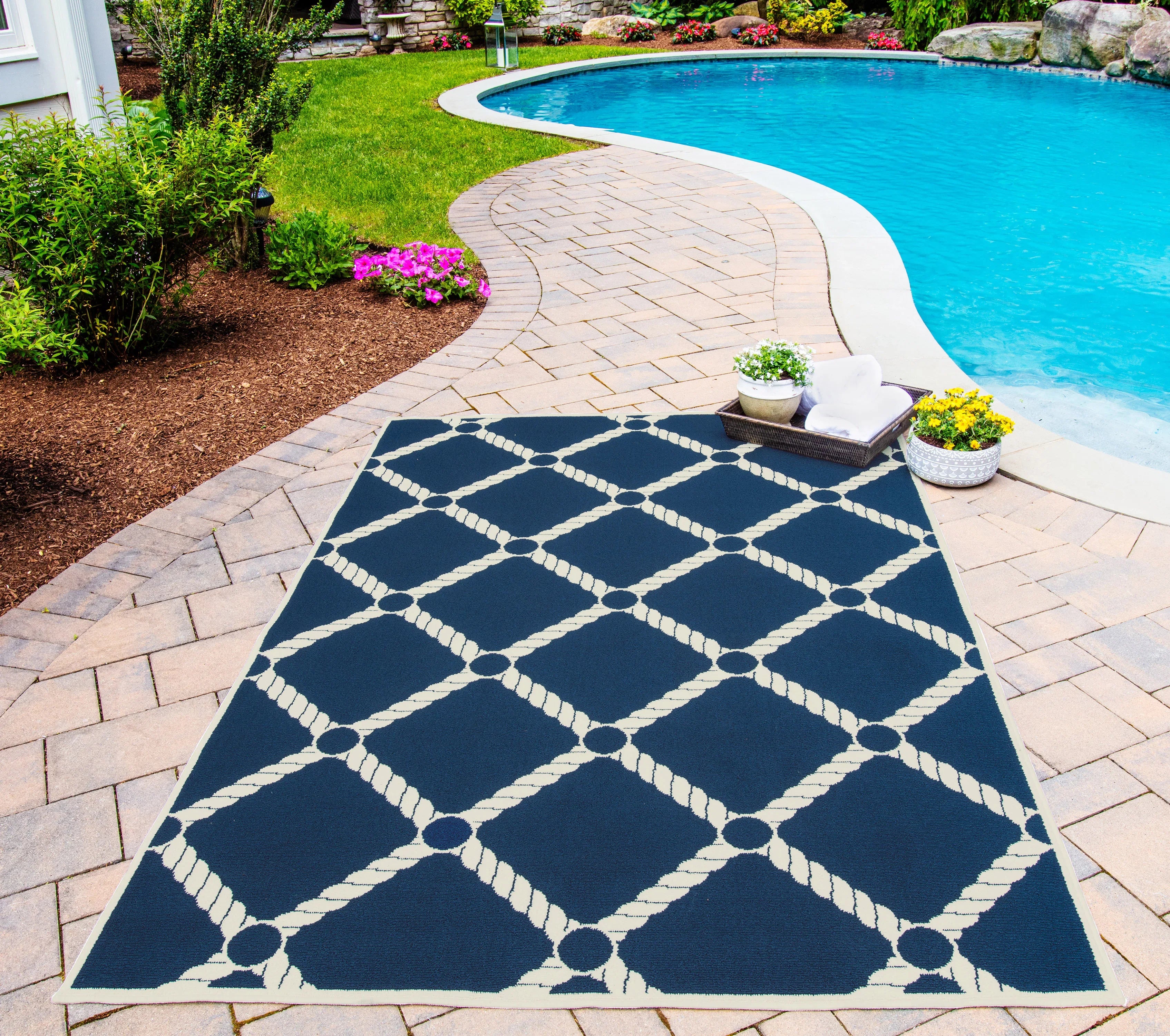 Baja Nautical Rope Rug - Image 6