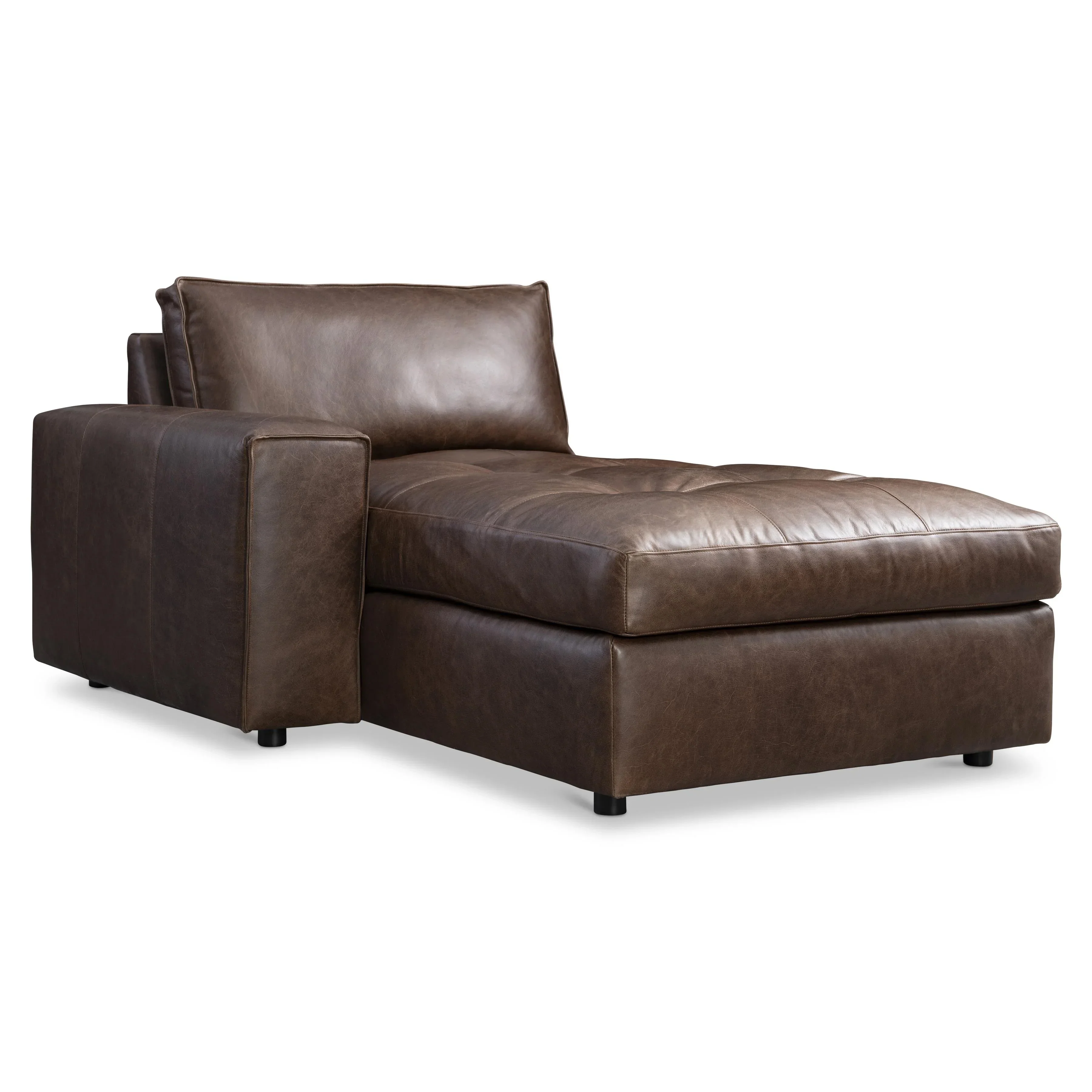 Nest Leather Left Arm Chaise - Set of 2 - Image 4