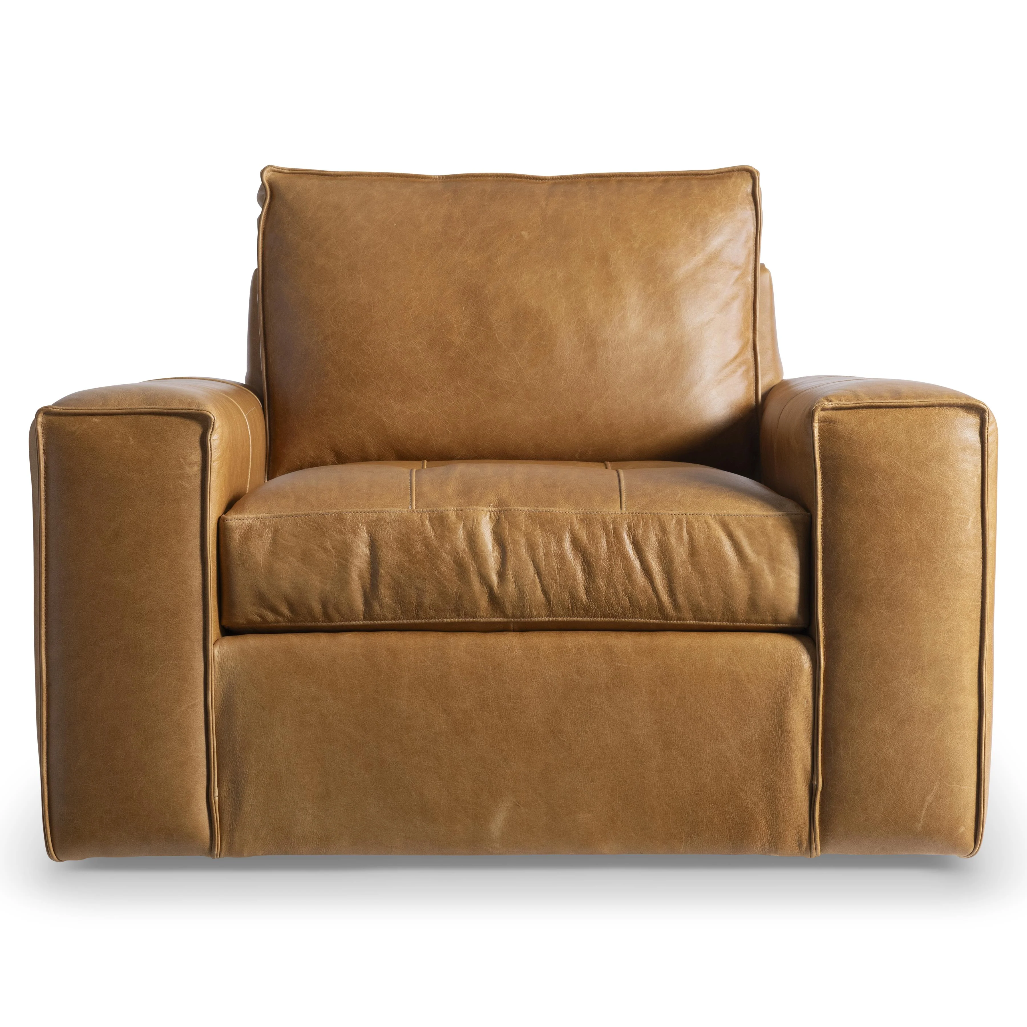 Nest Leather Swivel Chair - Image 3