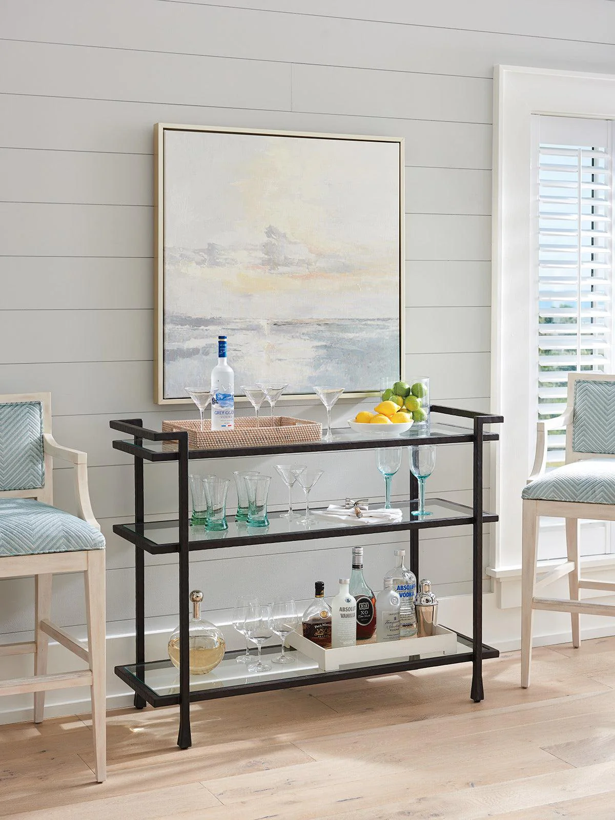 Newport Huntington Metal Server - Image 3