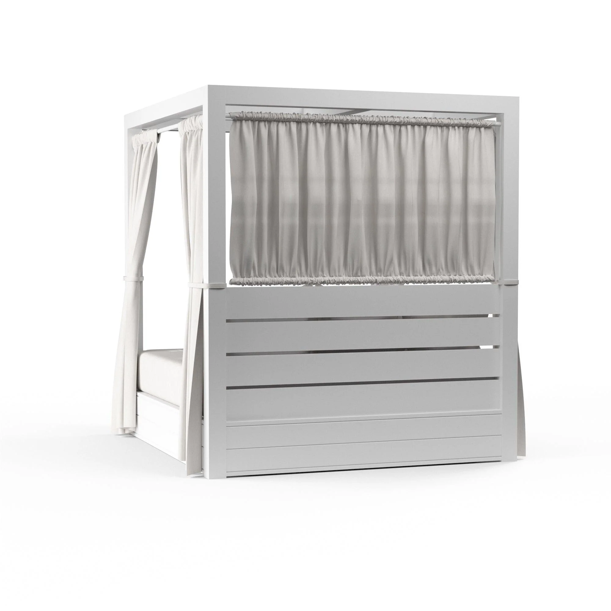 Newport Resort King Daybed in Cast Silver, No Welt - Image 3