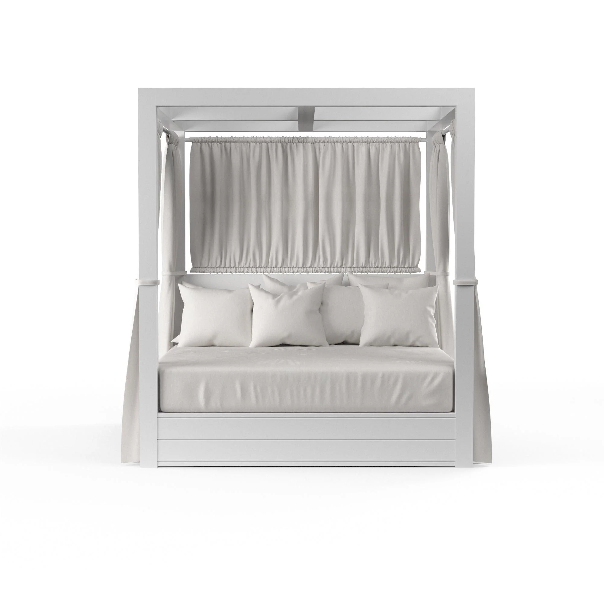 Newport Resort King Daybed in Cast Silver, No Welt - Image 4