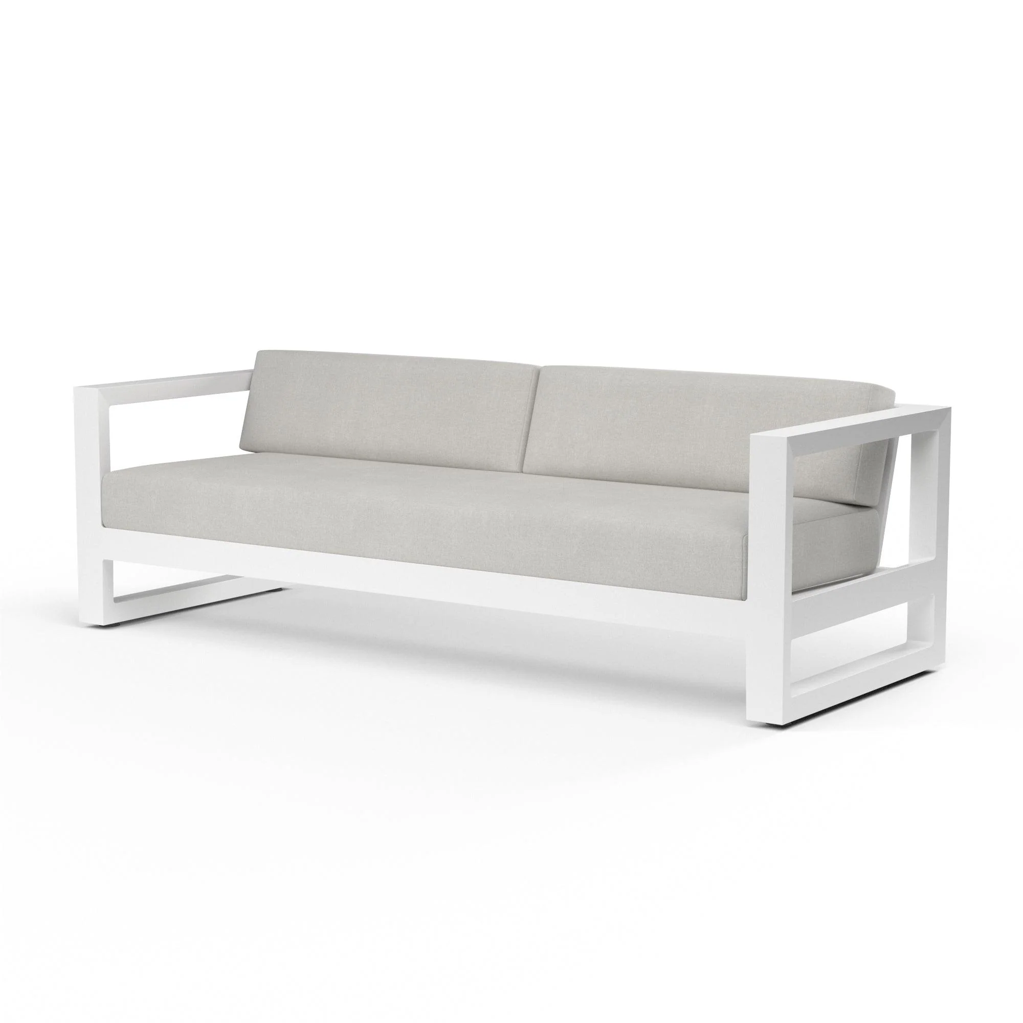 Newport Sofa in Cast Silver, No Welt