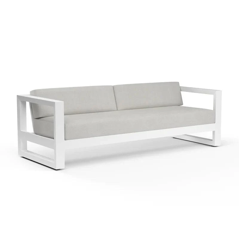 Newport Sofa in Cast Silver, No Welt - Image 4