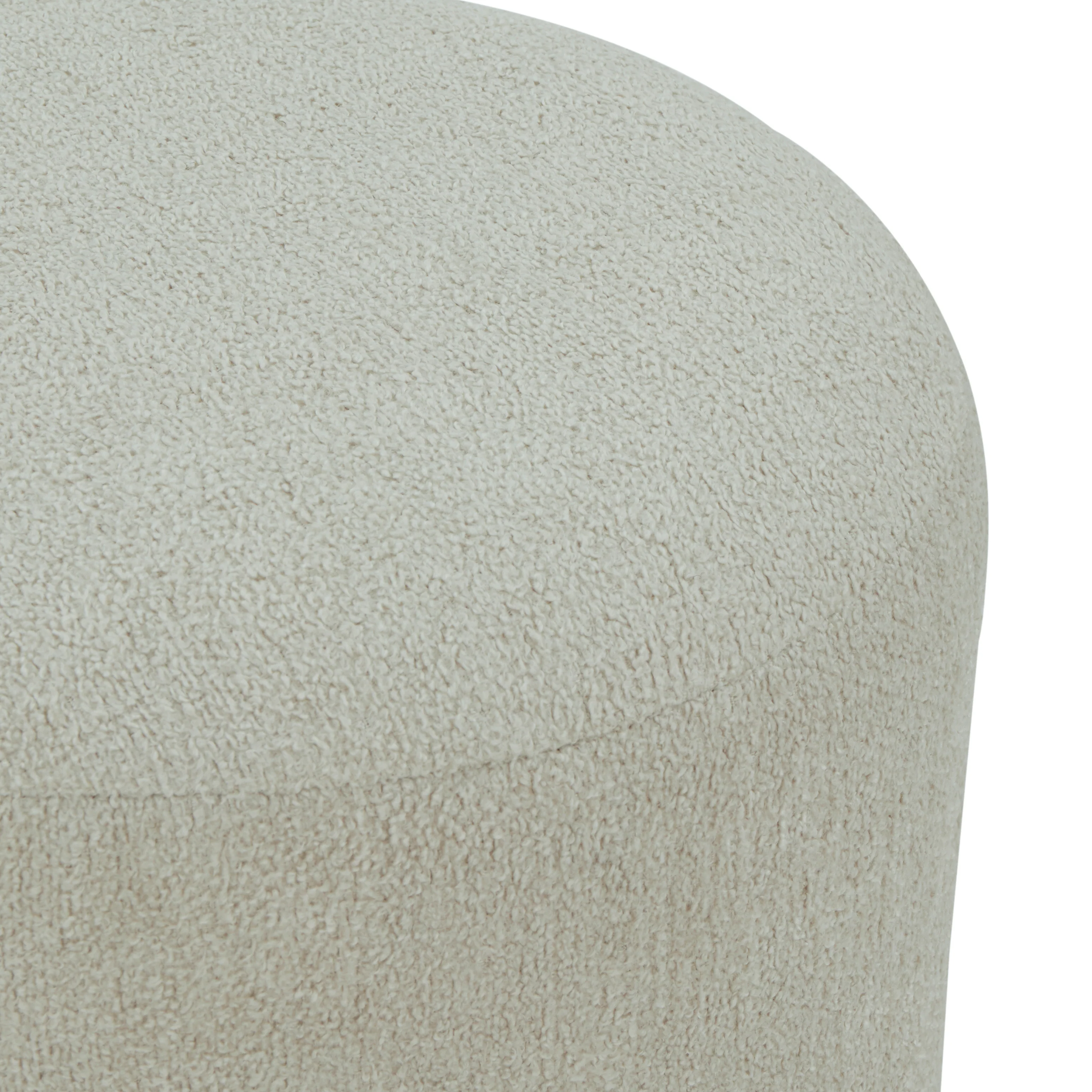 Nikolas Round Boucle Ottoman - Image 12