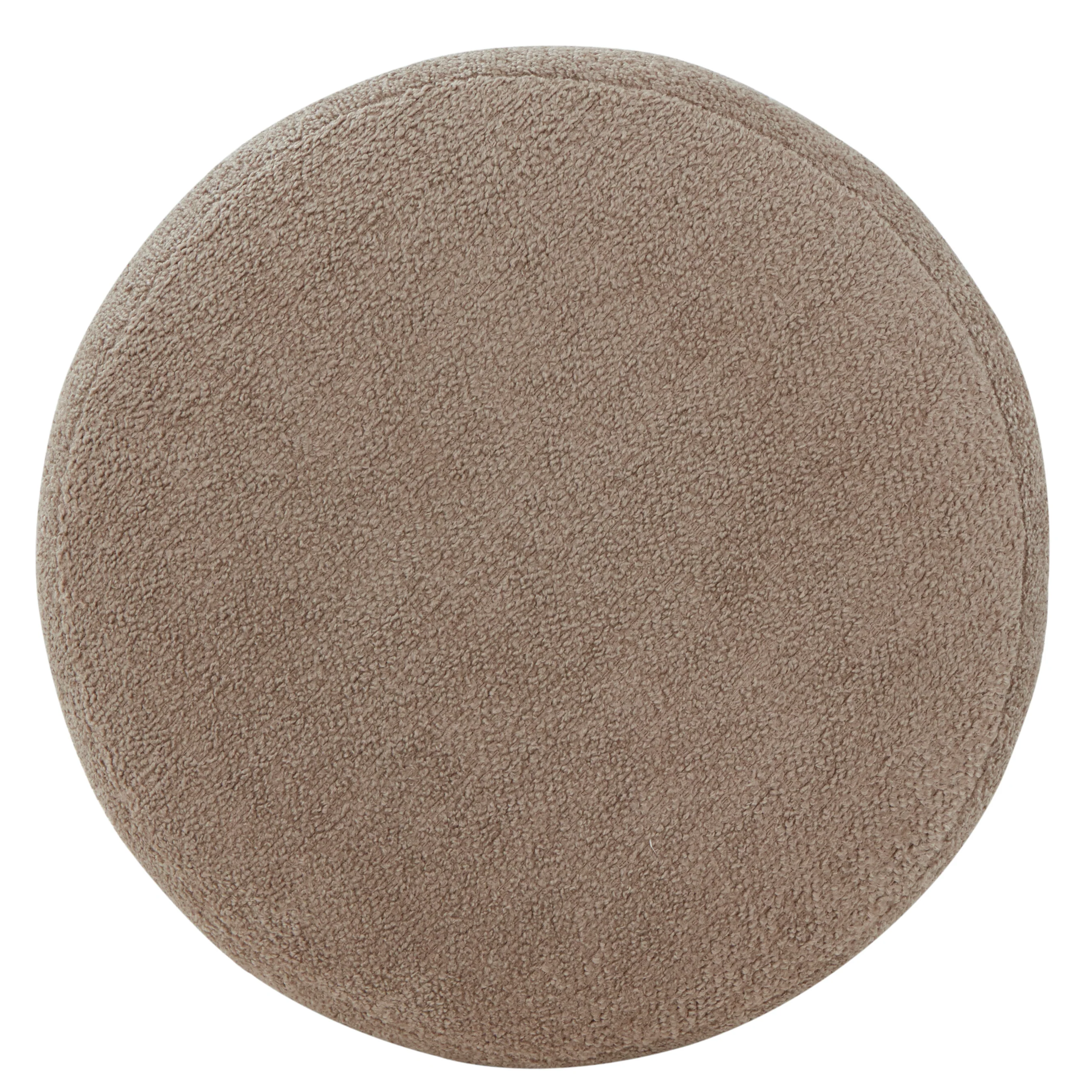 Nikolas Round Boucle Ottoman - Image 5