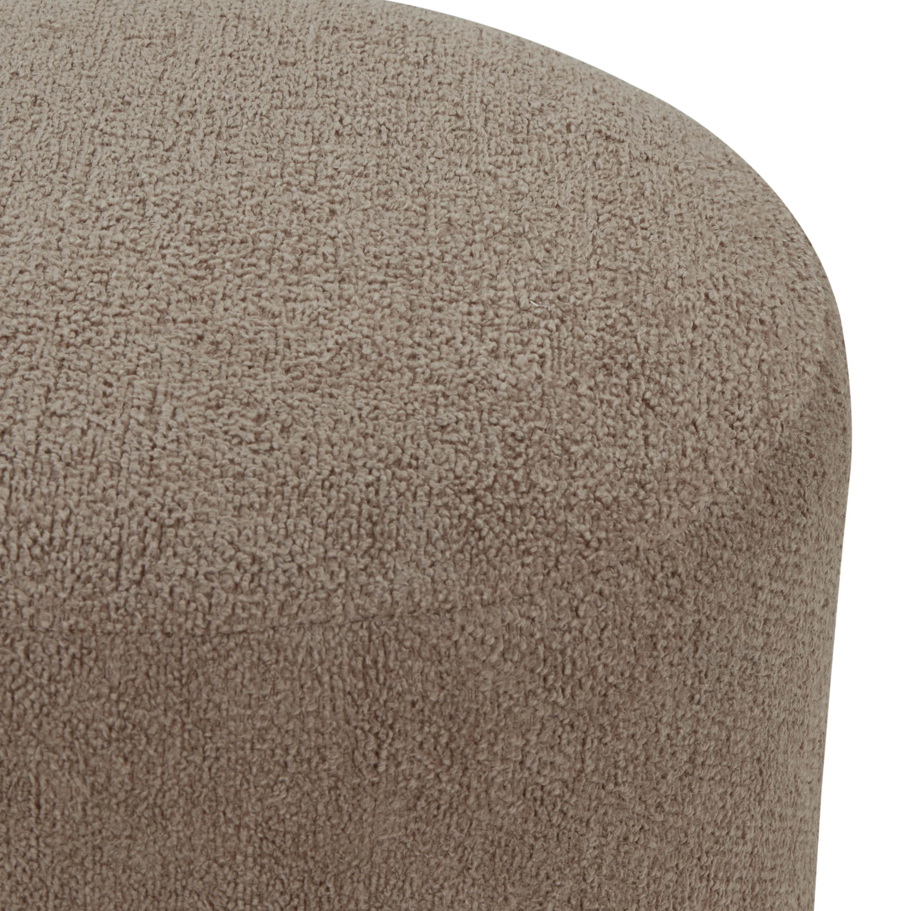 Nikolas Round Boucle Ottoman - Image 6