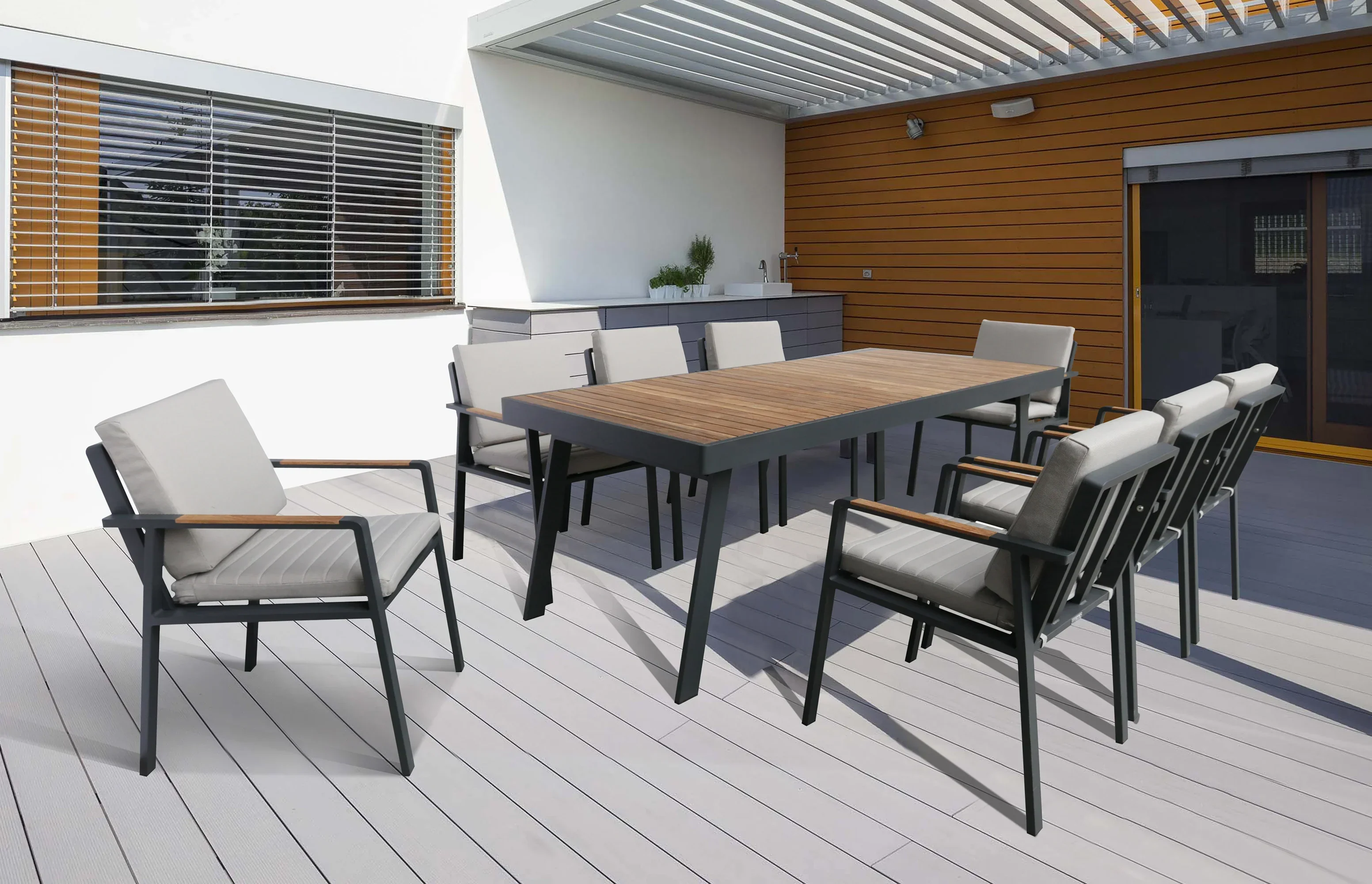 Nofi Outdoor Dining Chair - Set of 2 - Image 7
