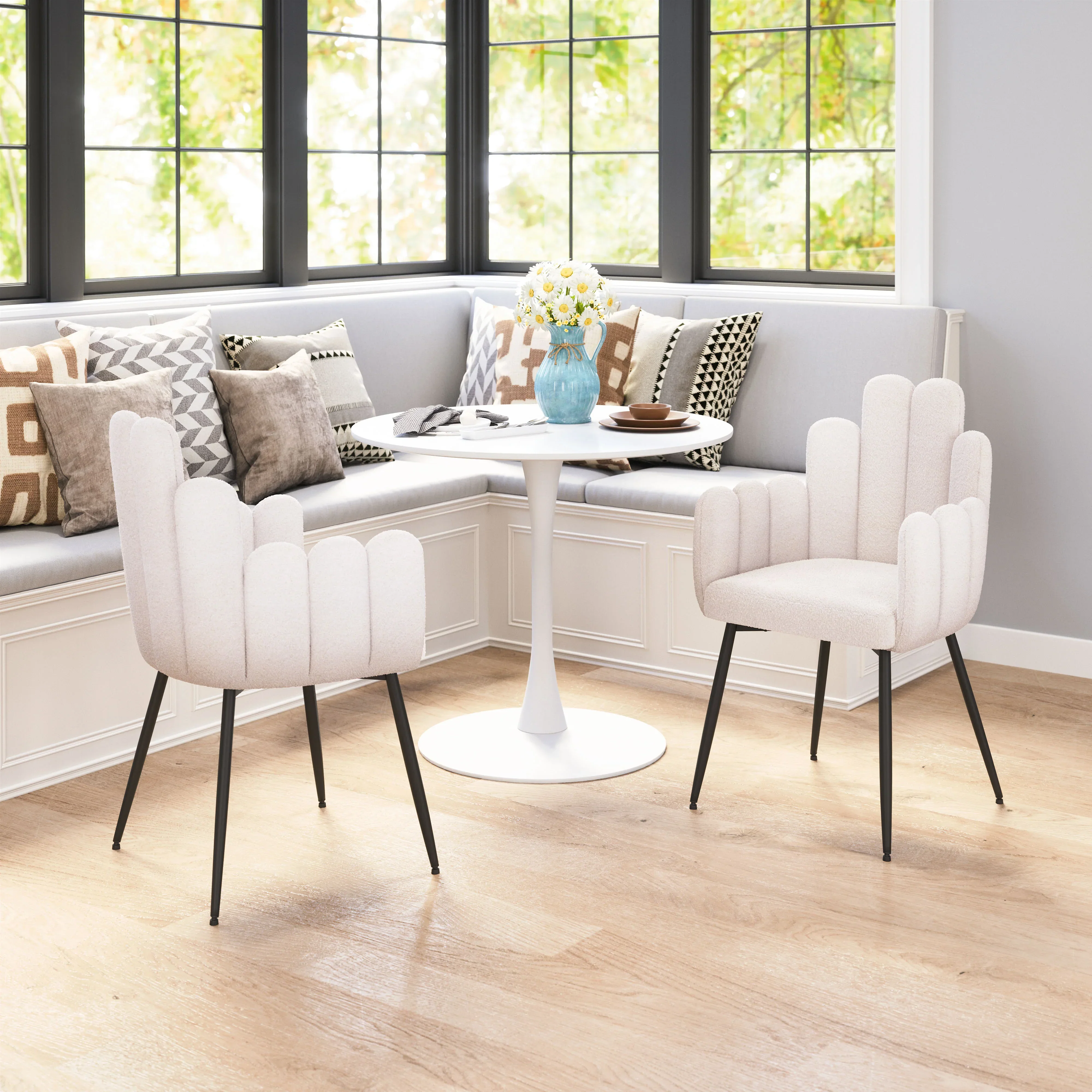 Noosa Dining Chair (Set of 2) Ivory - Image 2