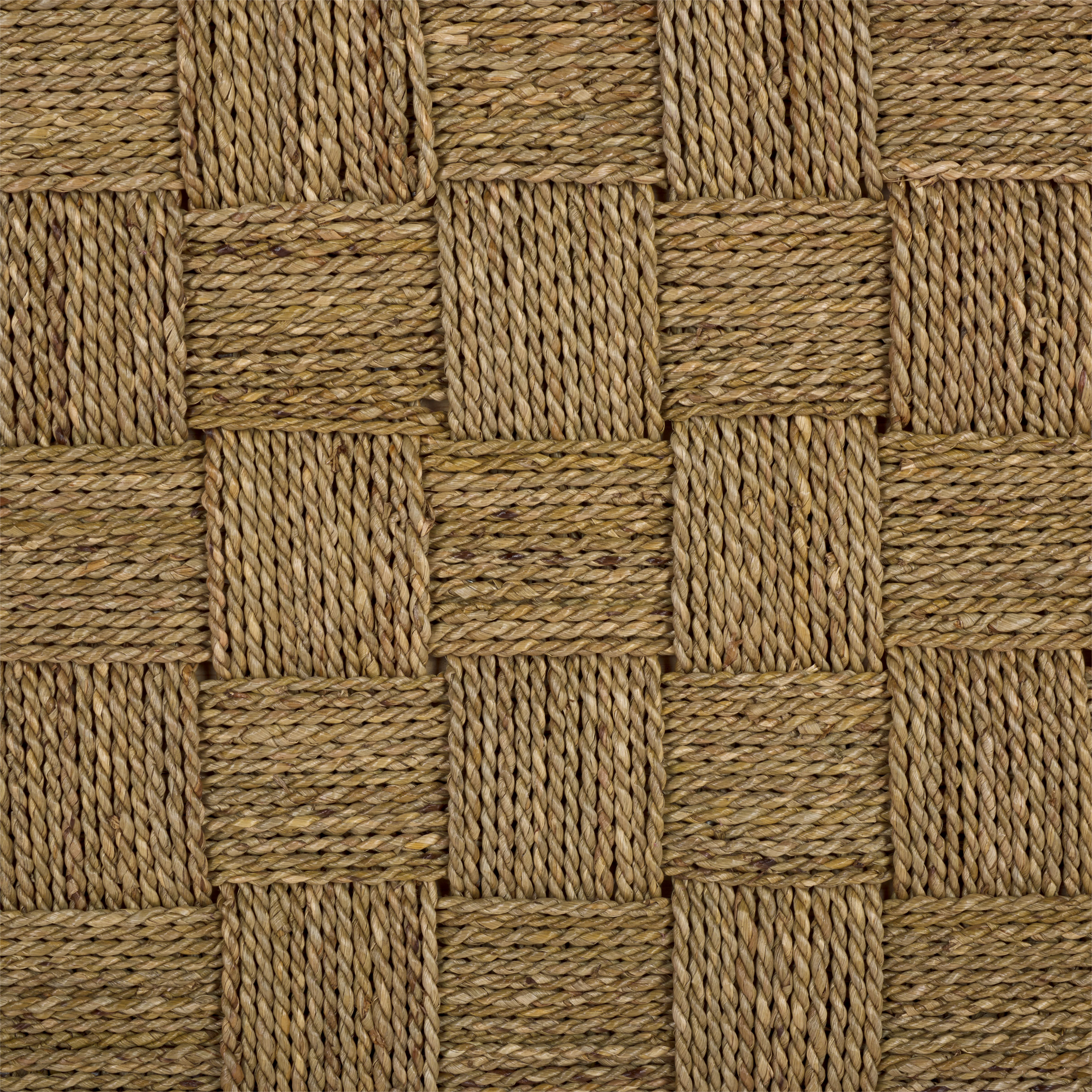 Norabelle Square Woven Seagrass Coffee Table - Image 3