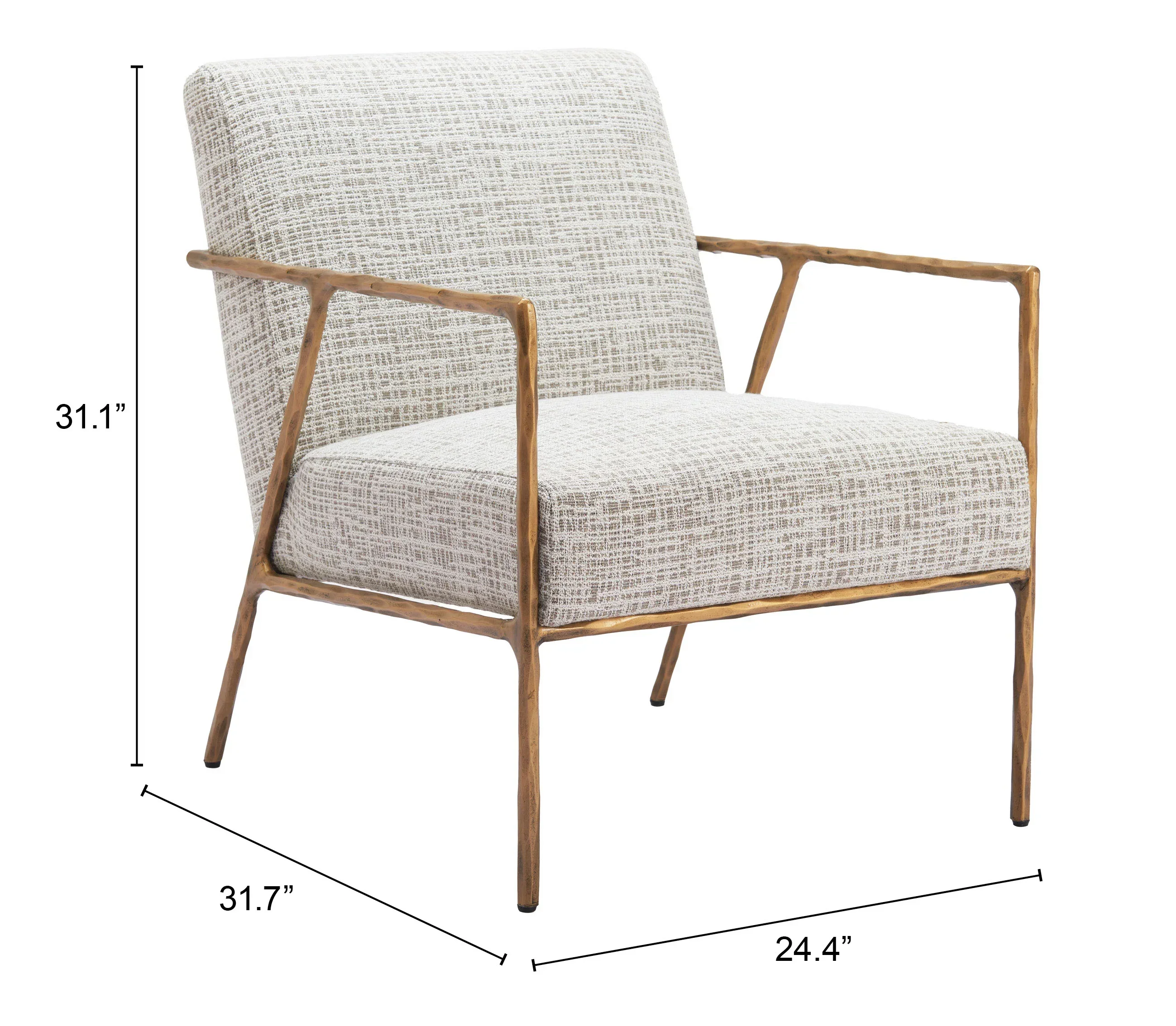 Norrebro Accent Chair Beige Frost - Image 7