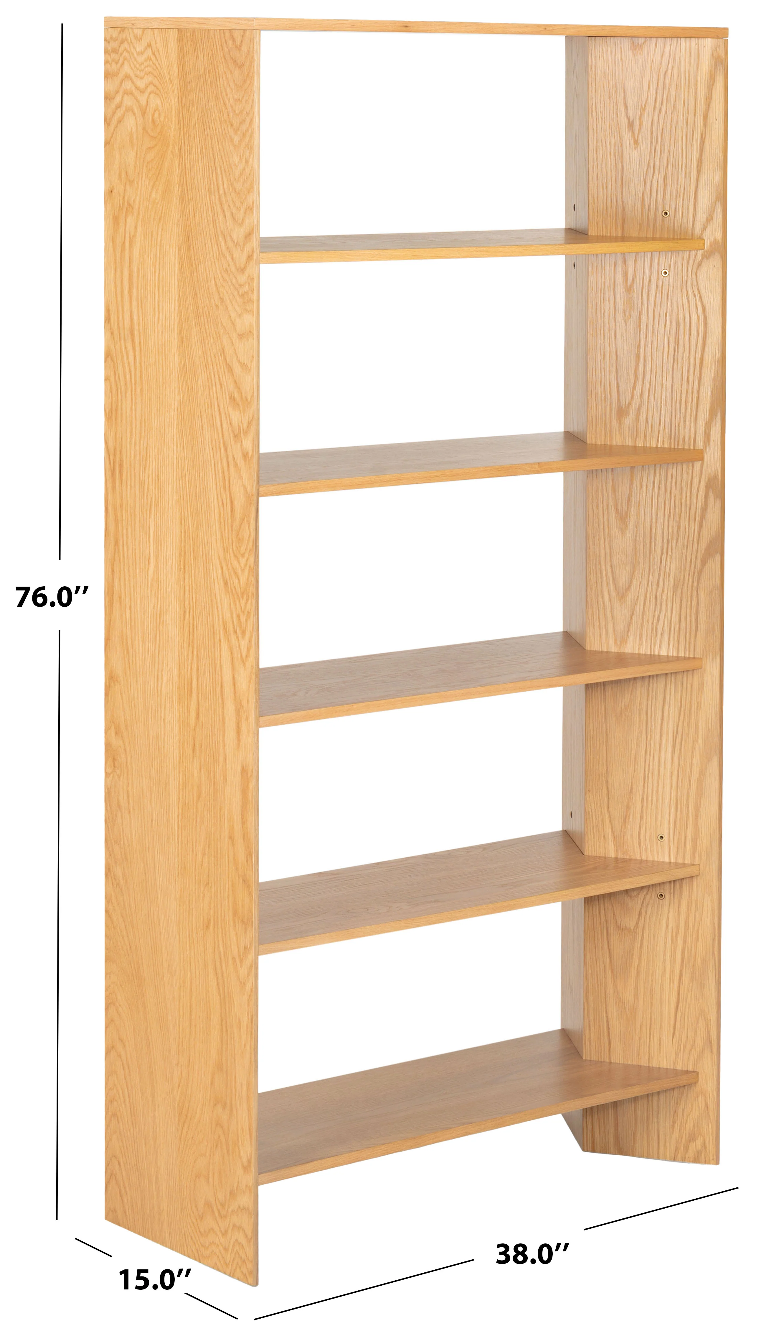 Norrington Wood 5 Shelf Bookshelf - Image 14