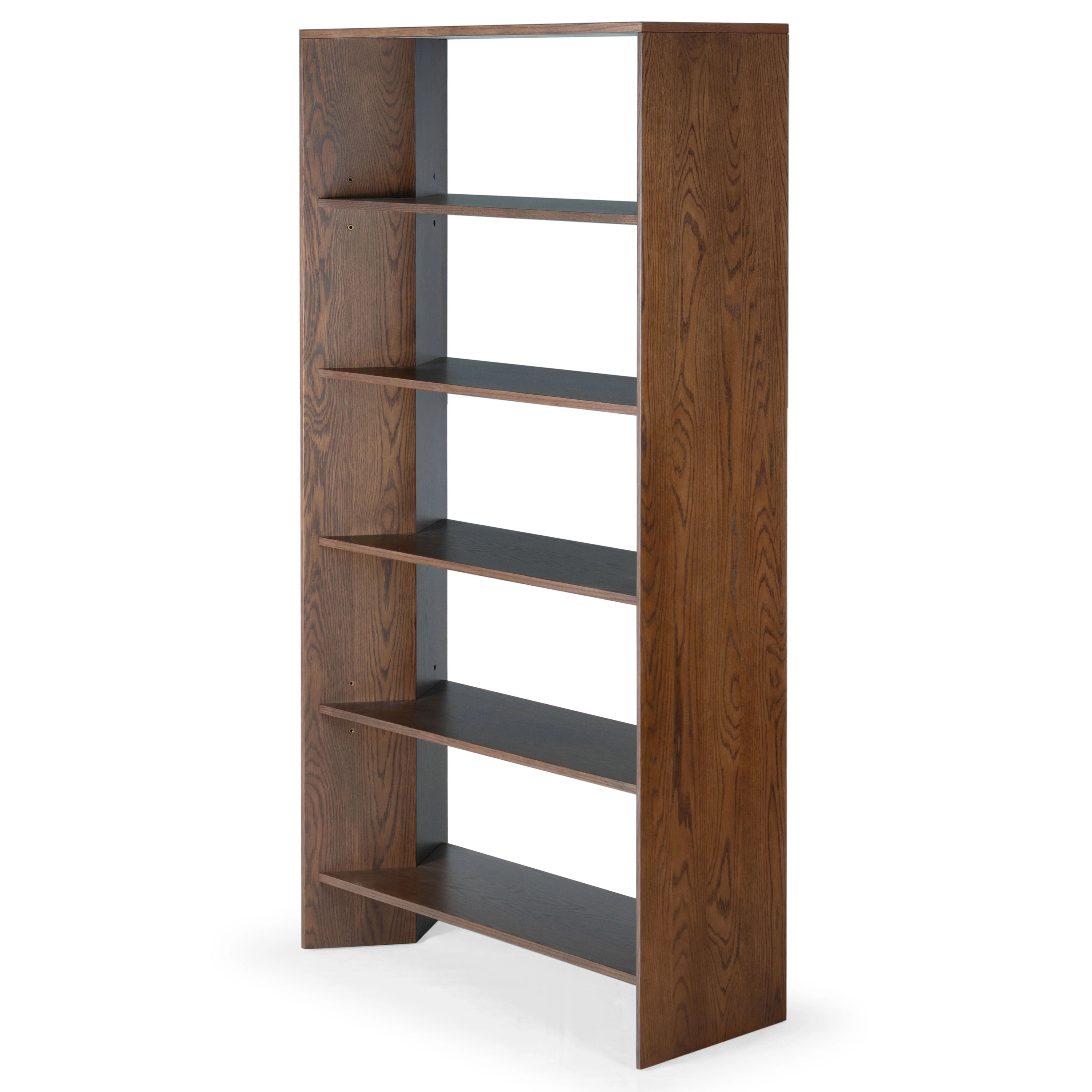 Norrington Wood 5 Shelf Bookshelf - Image 25