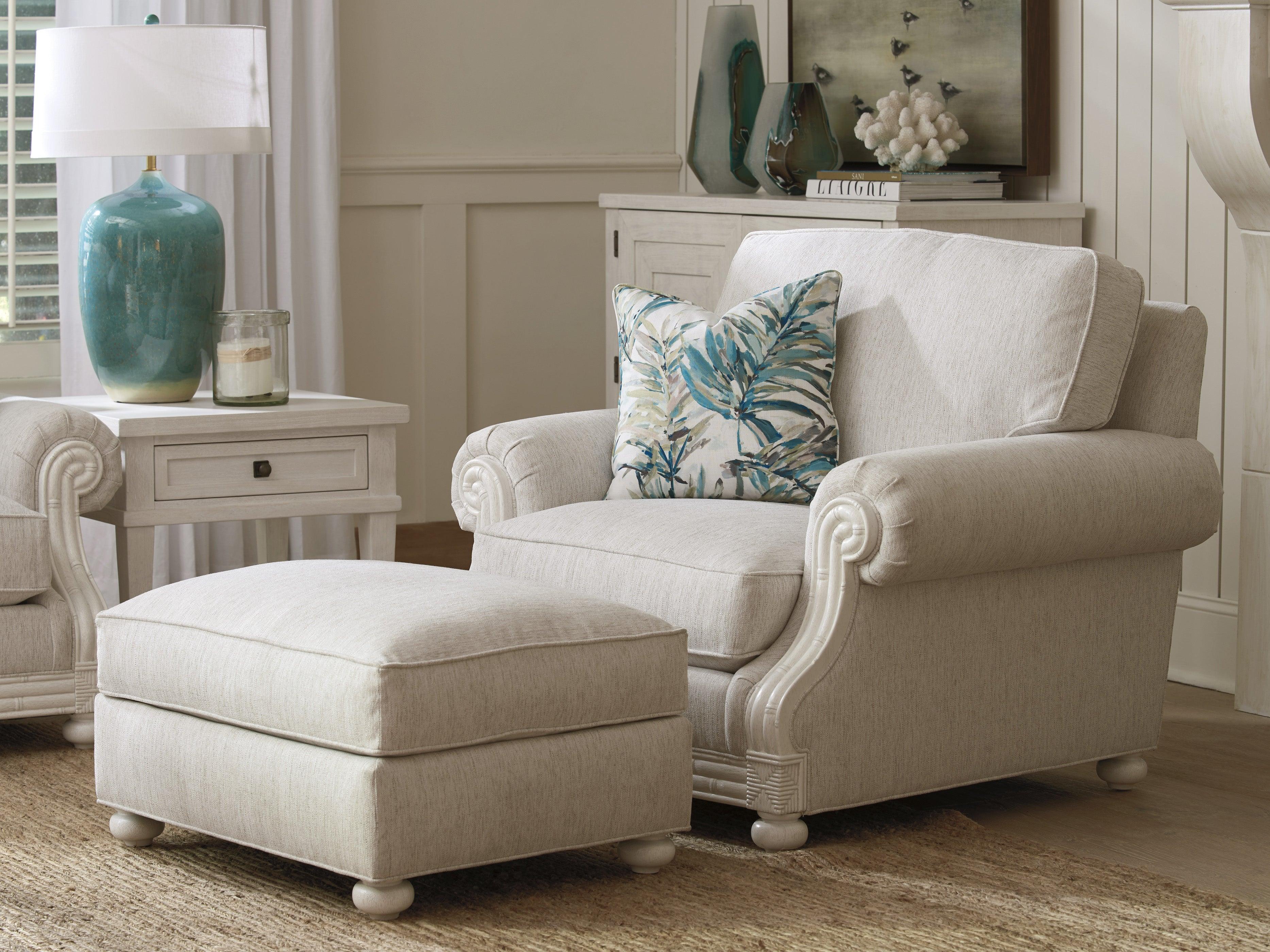 Ocean Breeze Coral Gables Ottoman - Image 2