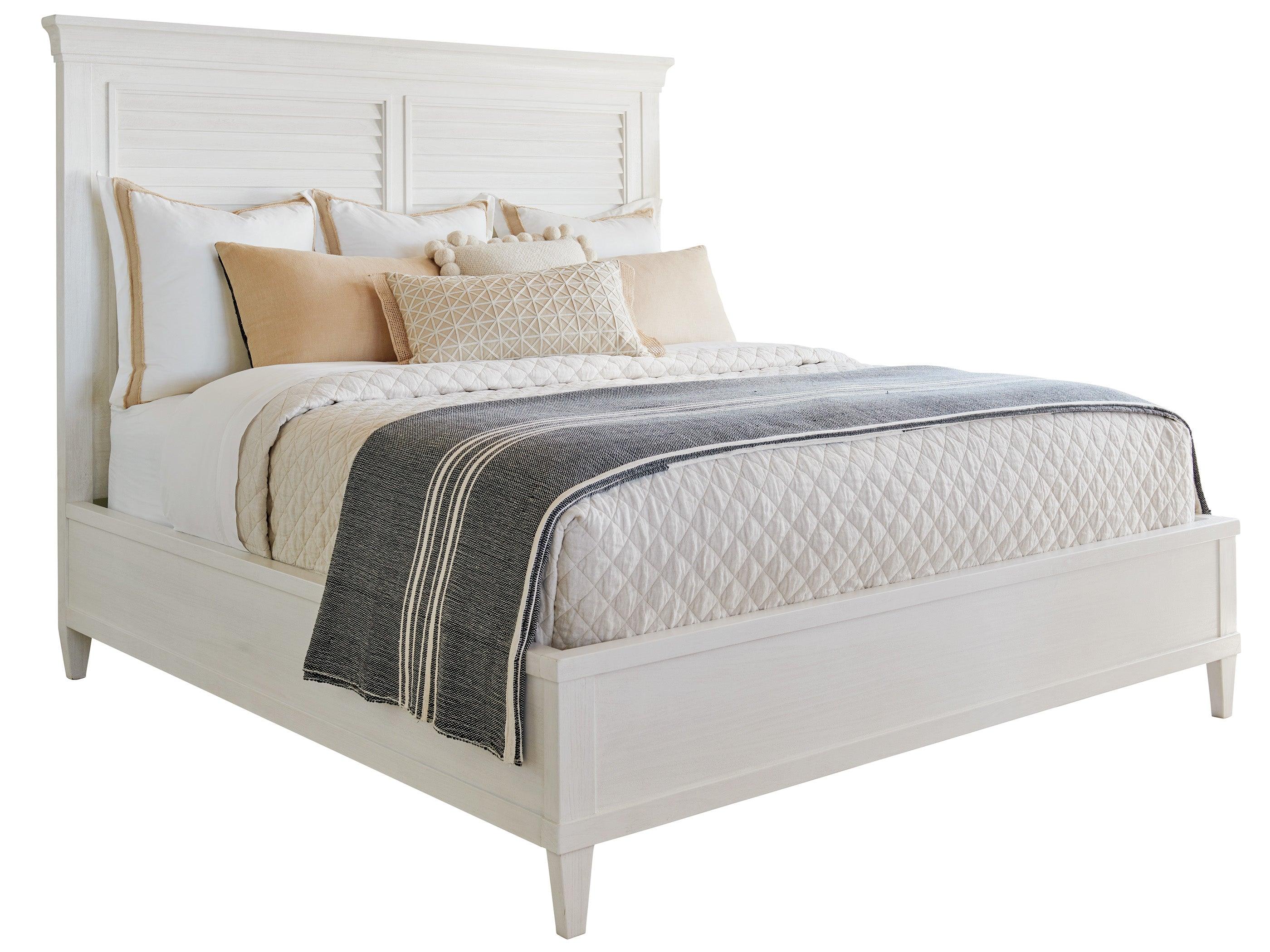 Ocean Breeze Royal Palm Louvered Headboard