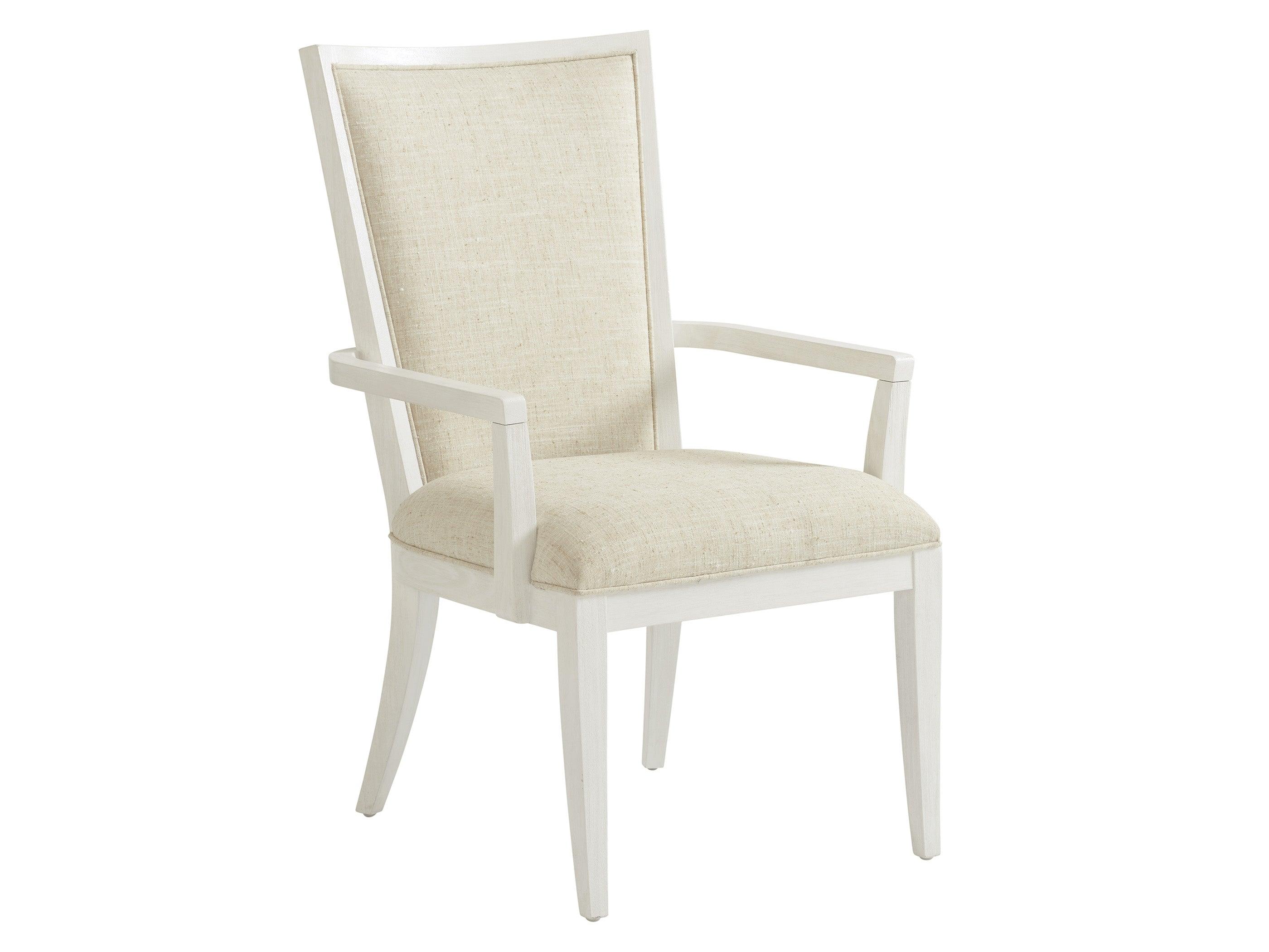 Ocean Breeze Sea Winds Upholstered Arm Chair - Set of 2