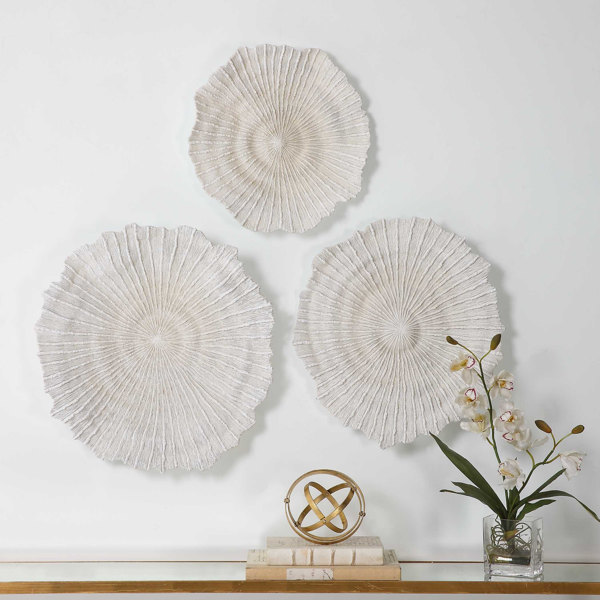 Ocean Gems Coral Wall Decor, Set/3 - Image 6