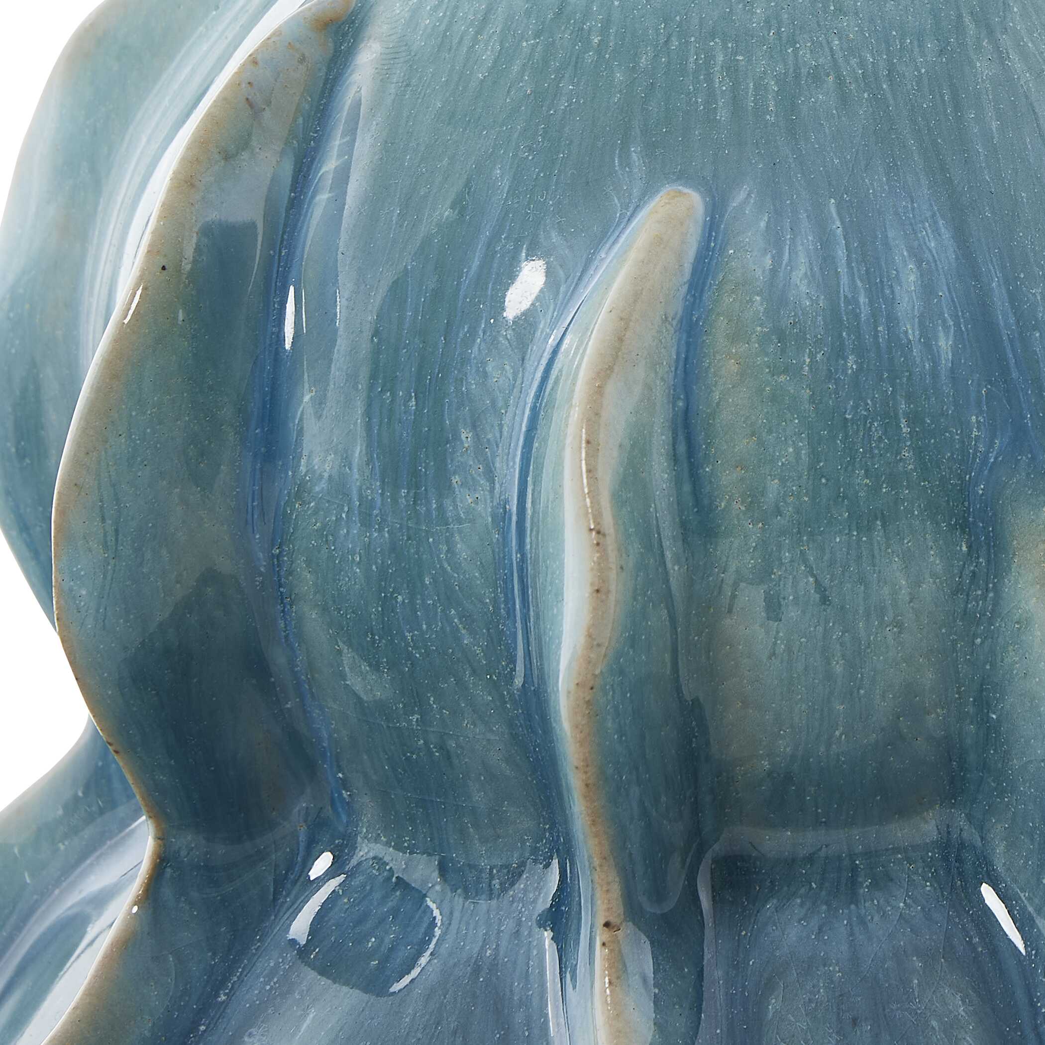 Ocean Wave Outdoor Glazed Vases - Set of 2 - Image 4