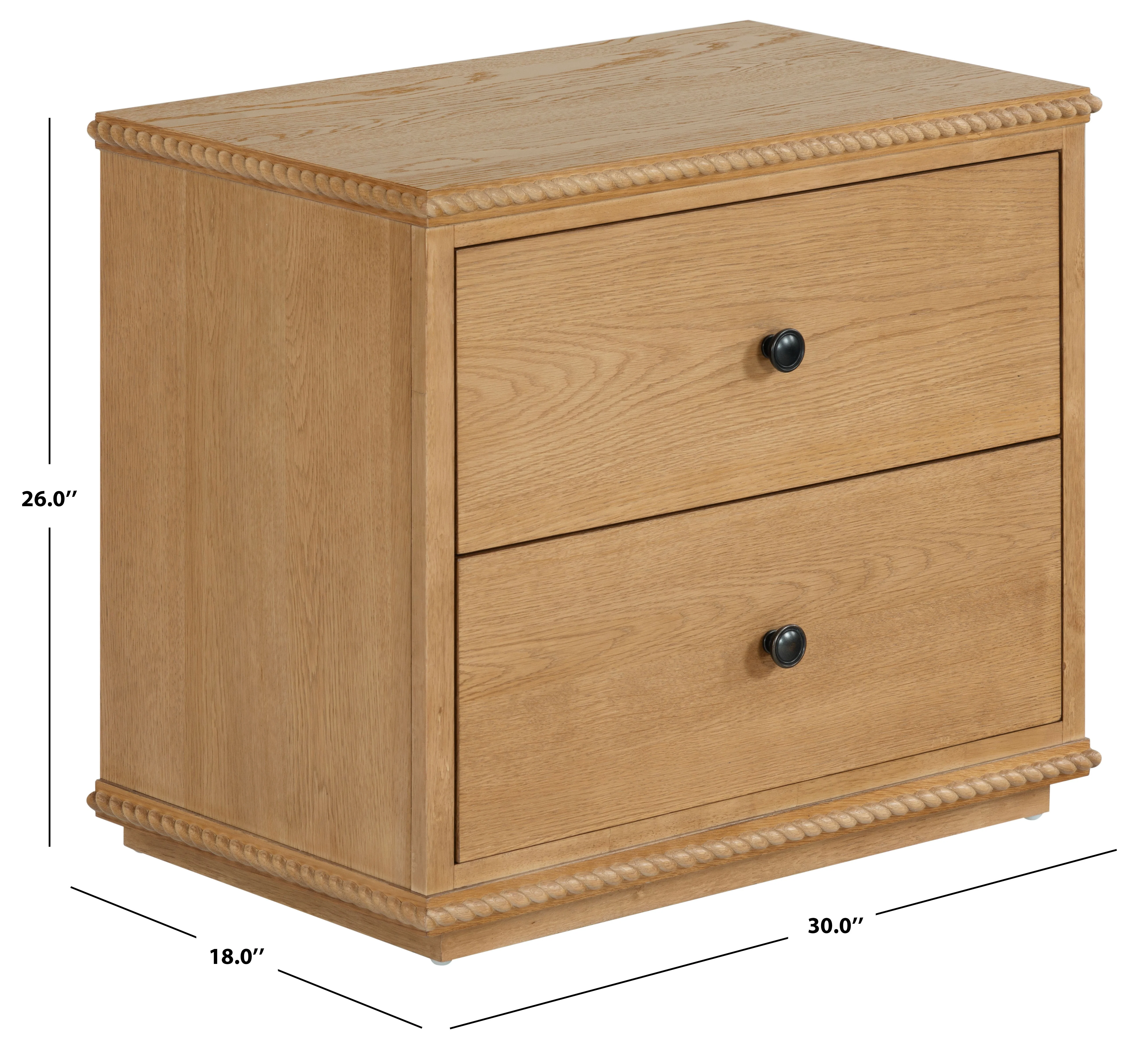 Octavian Rope Detail Nightstand - Image 7