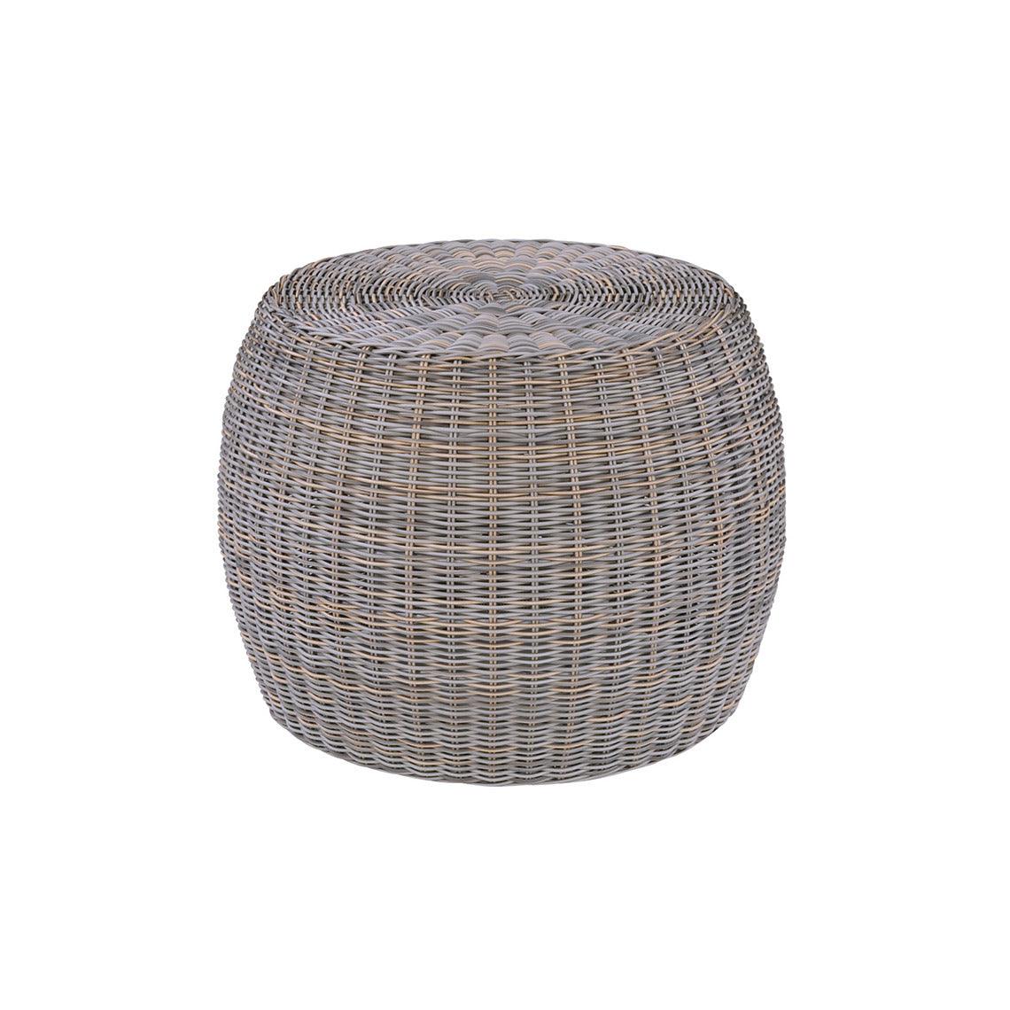 Ojai 24.5" Round Side Table W/Glass