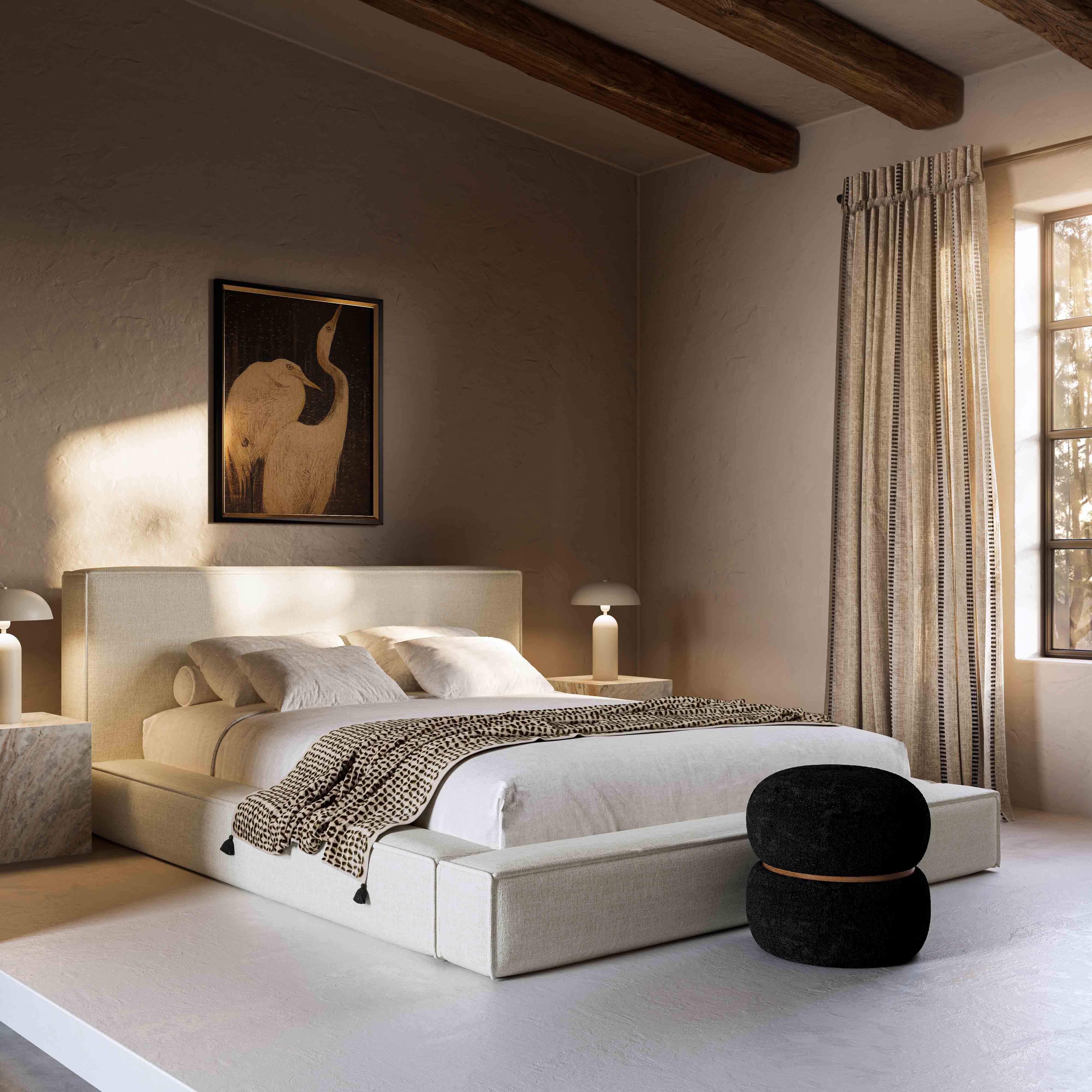 Olafur Linen Bed - Image 2