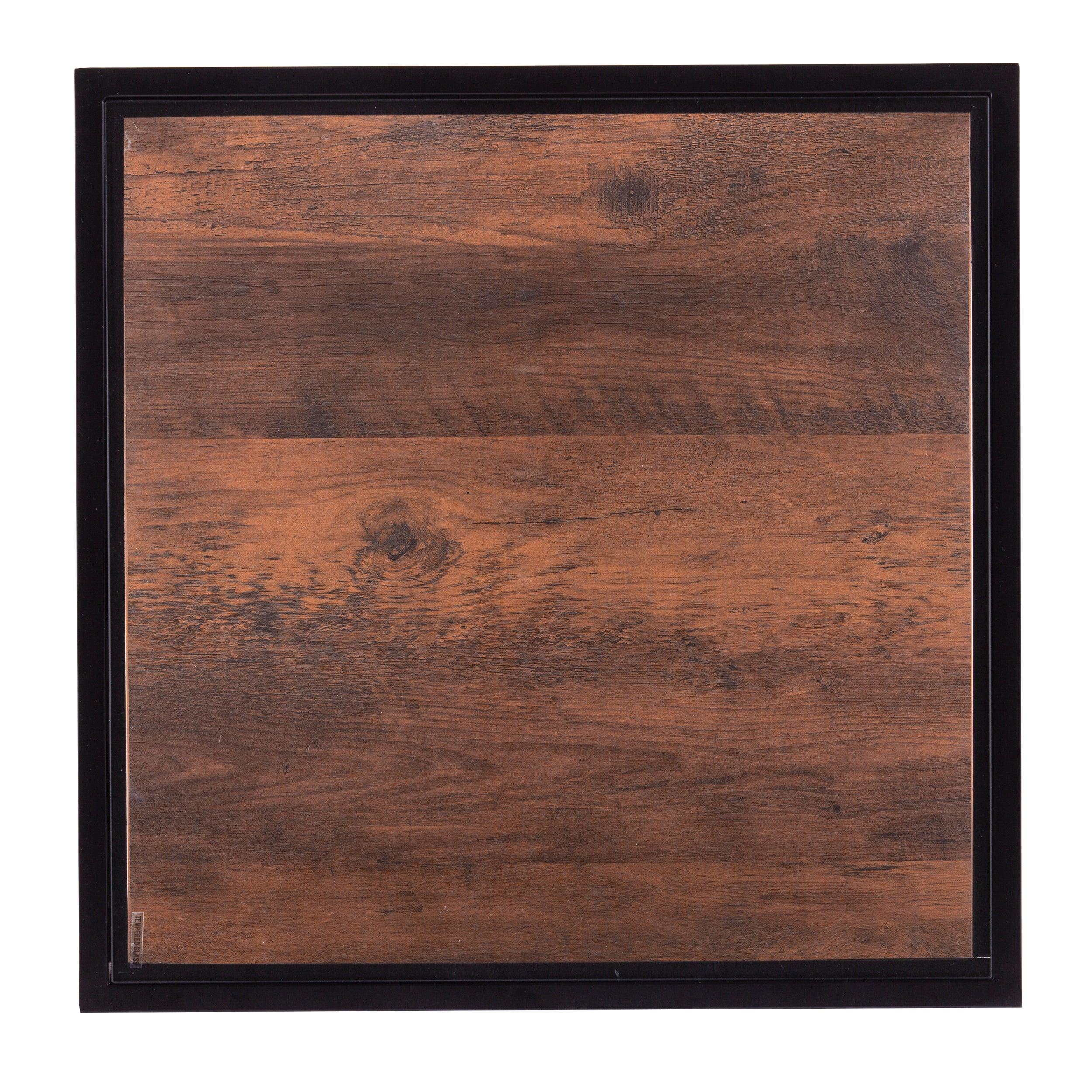Olivern Glass-Top End Table w/ Storage - Image 5