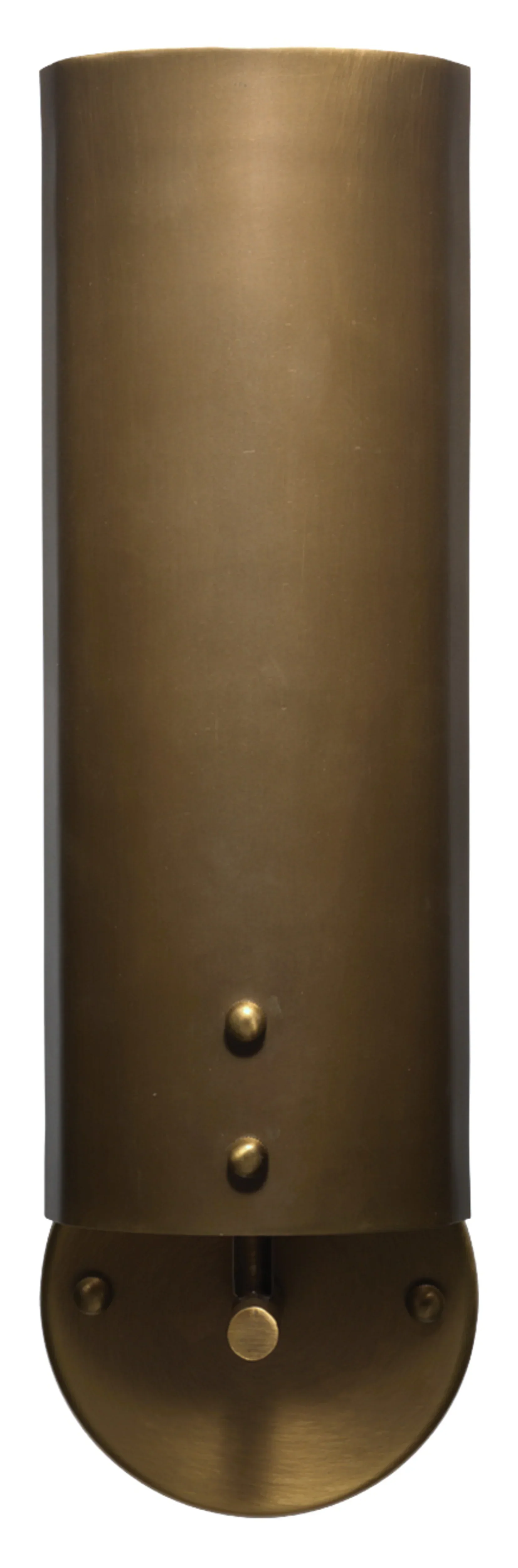 Olympic 1-Light Wall Sconce, Antique Brass Metal