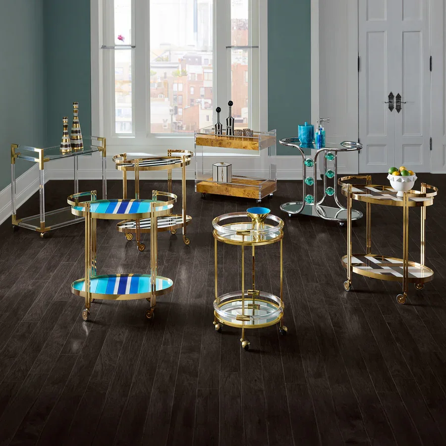 Op Art Bar Cart - Image 4