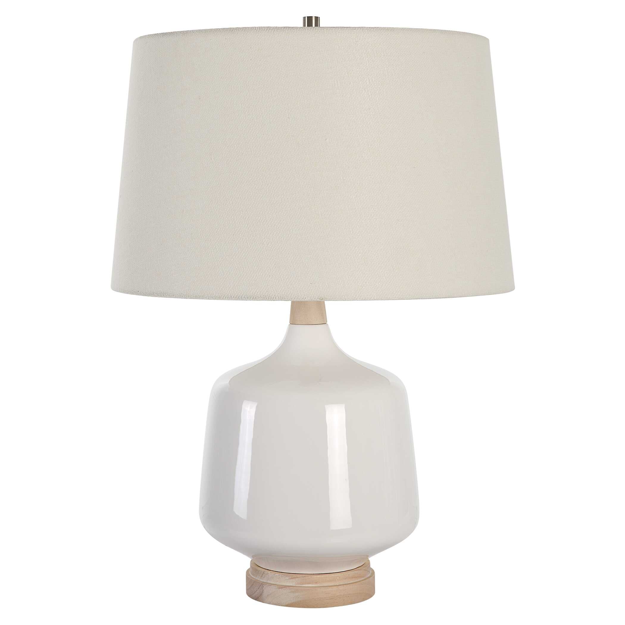 Opal Gloss White Table Lamp - Image 4