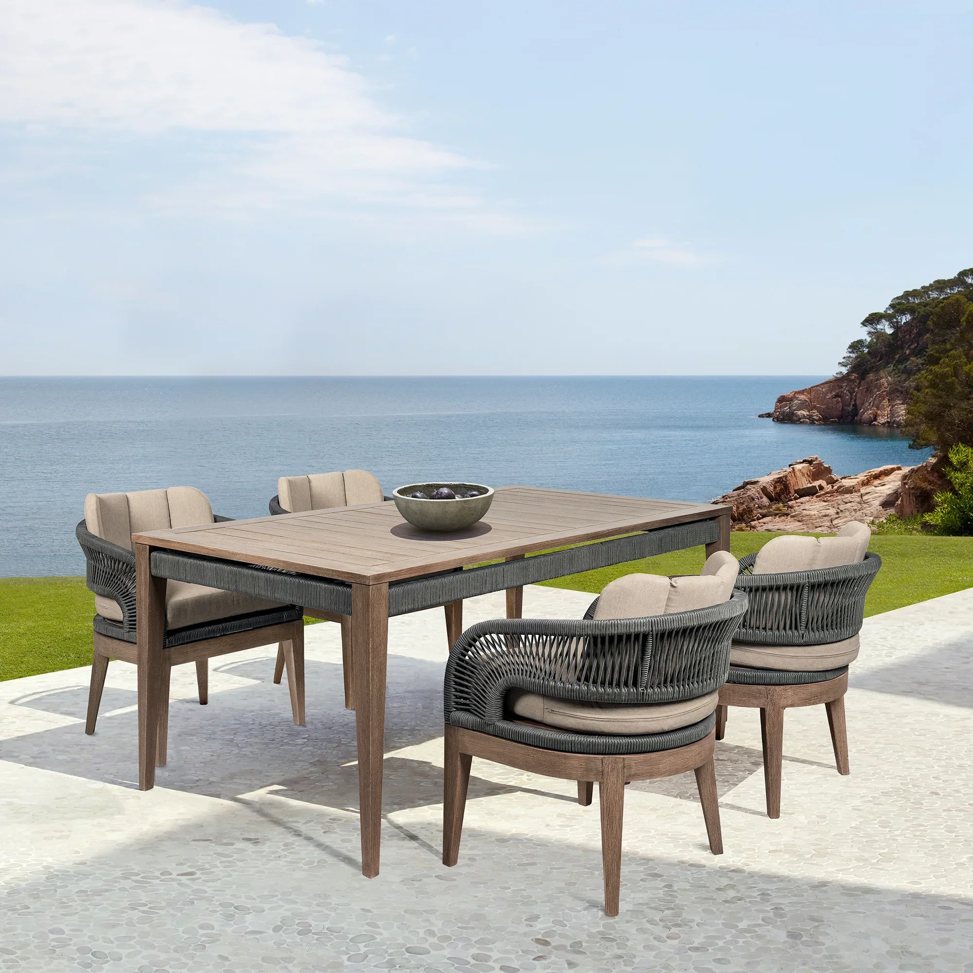 Orbit Outdoor Dining Chair - Set of 2 - Image 9