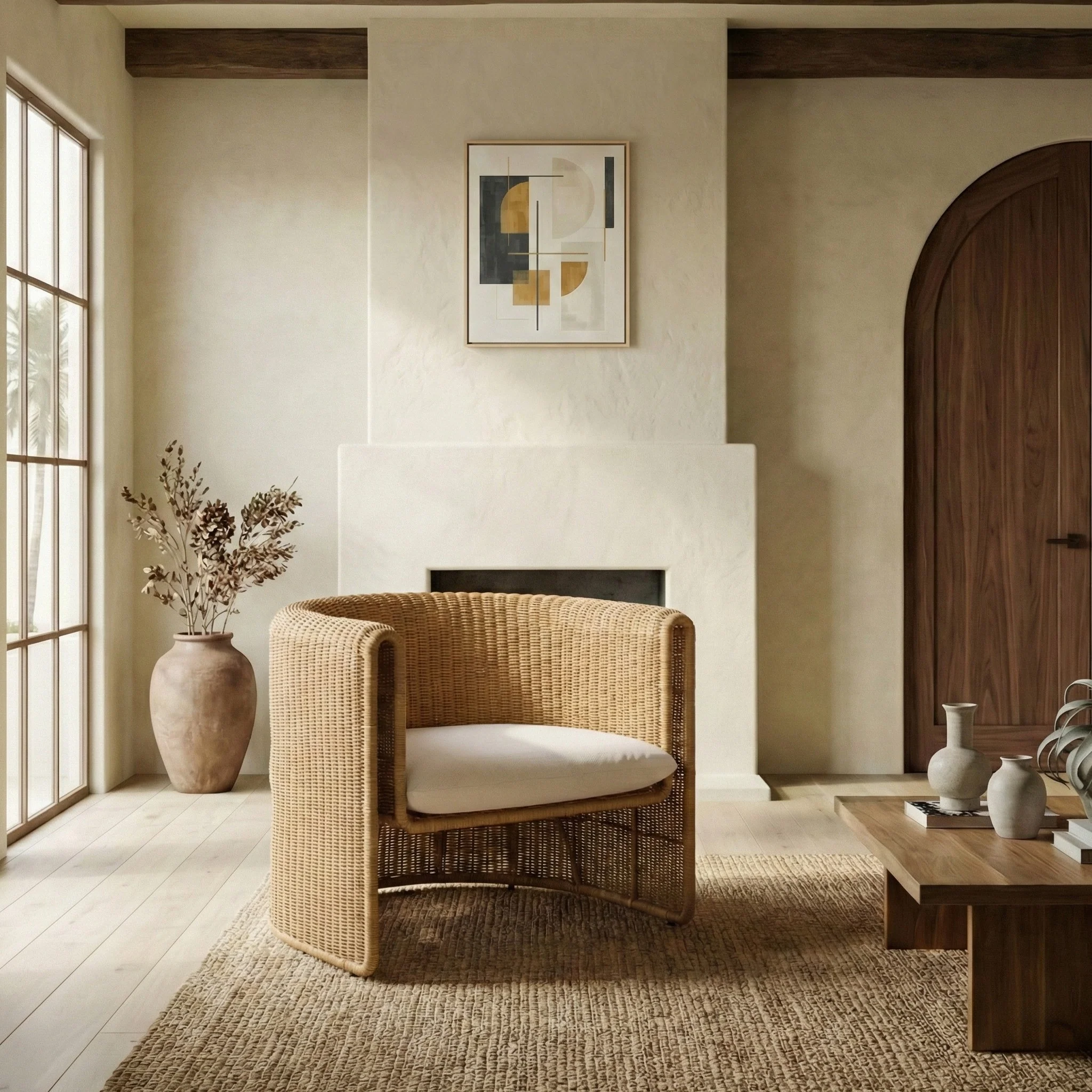 O'Reilly Rattan Accent Chair - Image 3