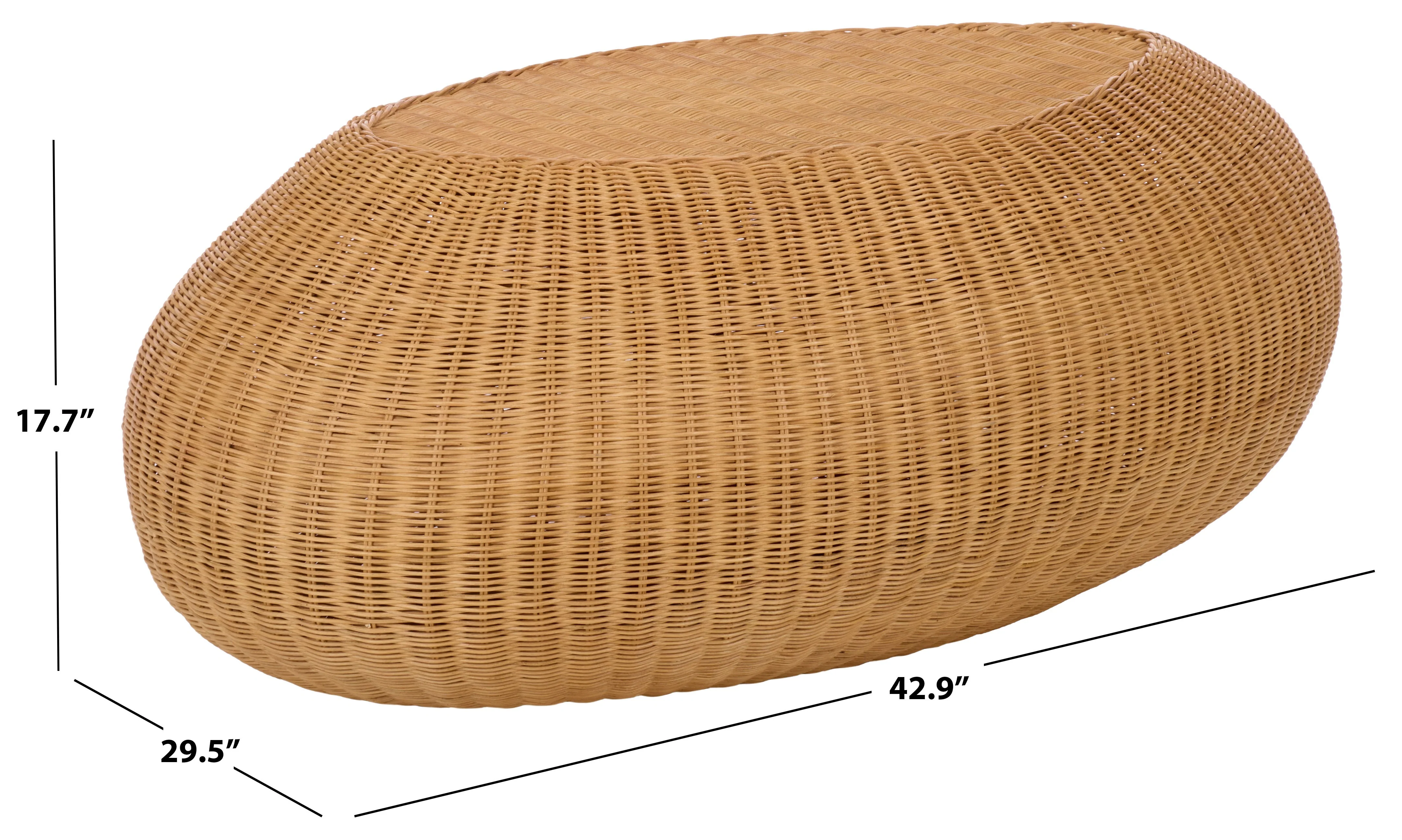O'Reilly Rattan Coffee Table - Image 8