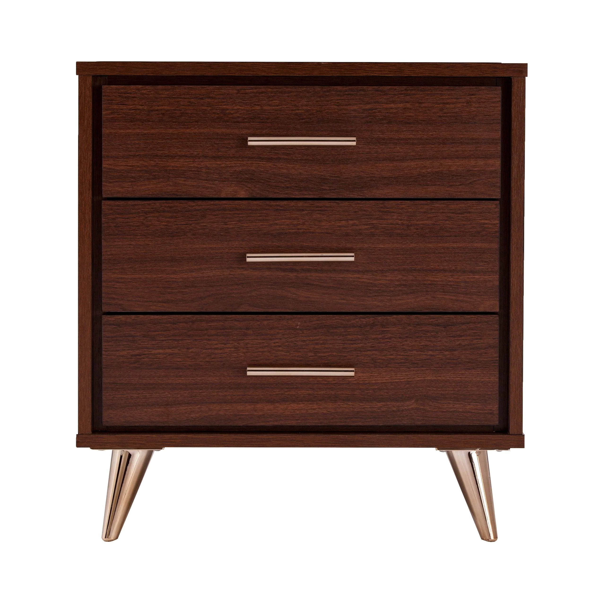 Oren Modern Bedside Table w/ Drawers - Image 3