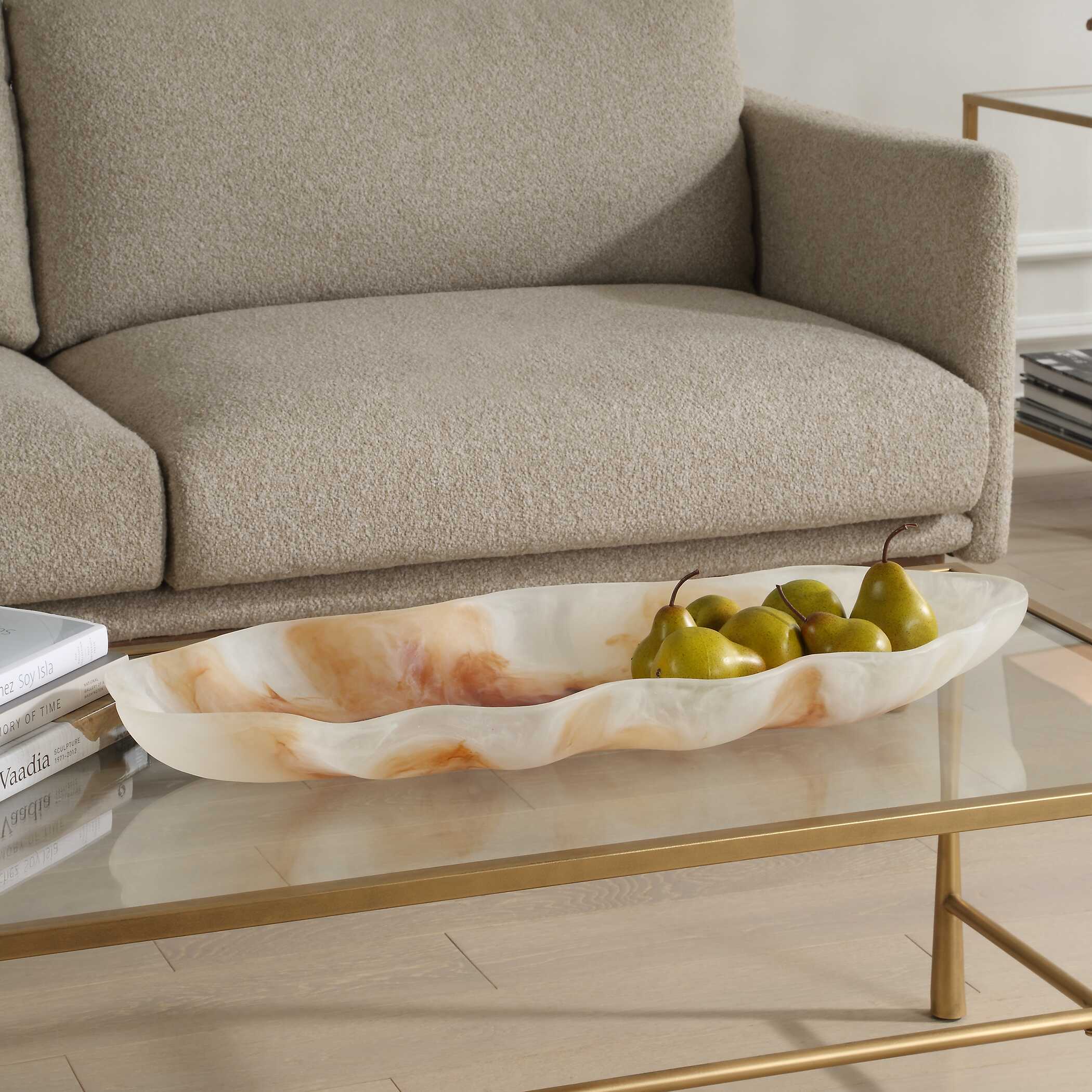 Organic Elegance Wavy Oval Bowl - Image 4
