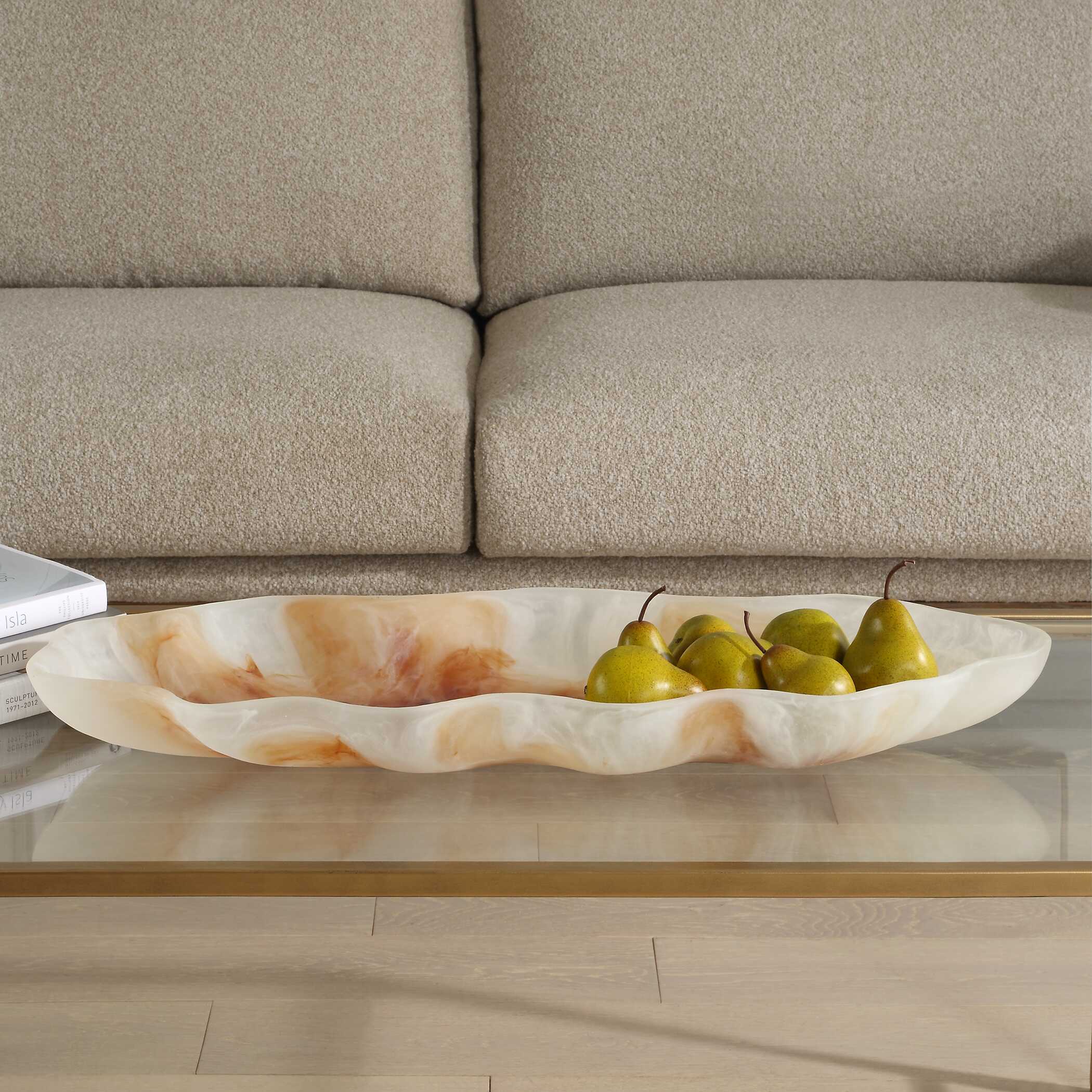 Organic Elegance Wavy Oval Bowl - Image 6