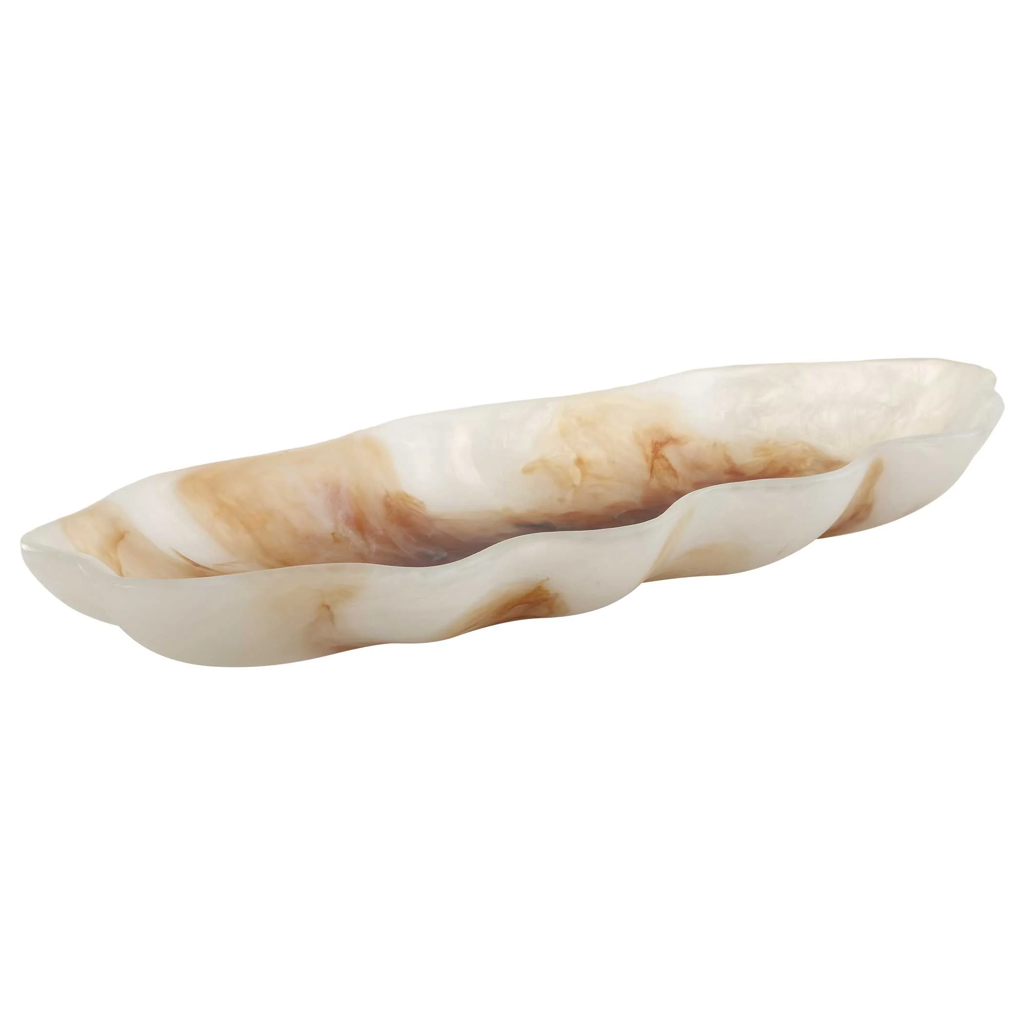 Organic Elegance Wavy Oval Bowl - Image 8