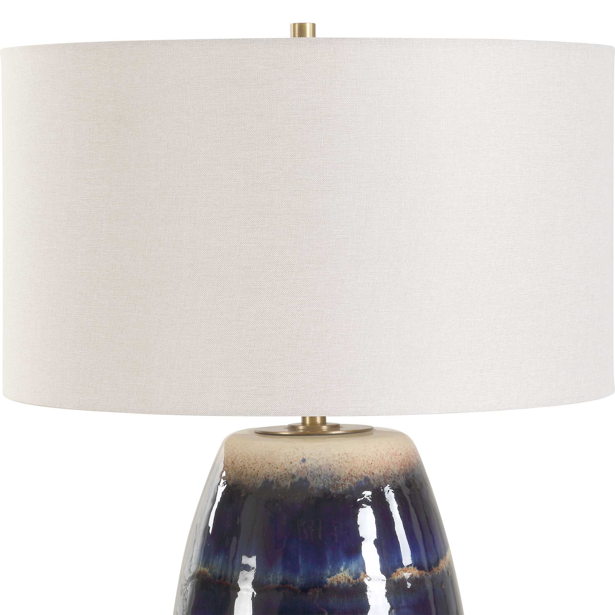 Orleans Blue Glaze Table Lamp - Image 5