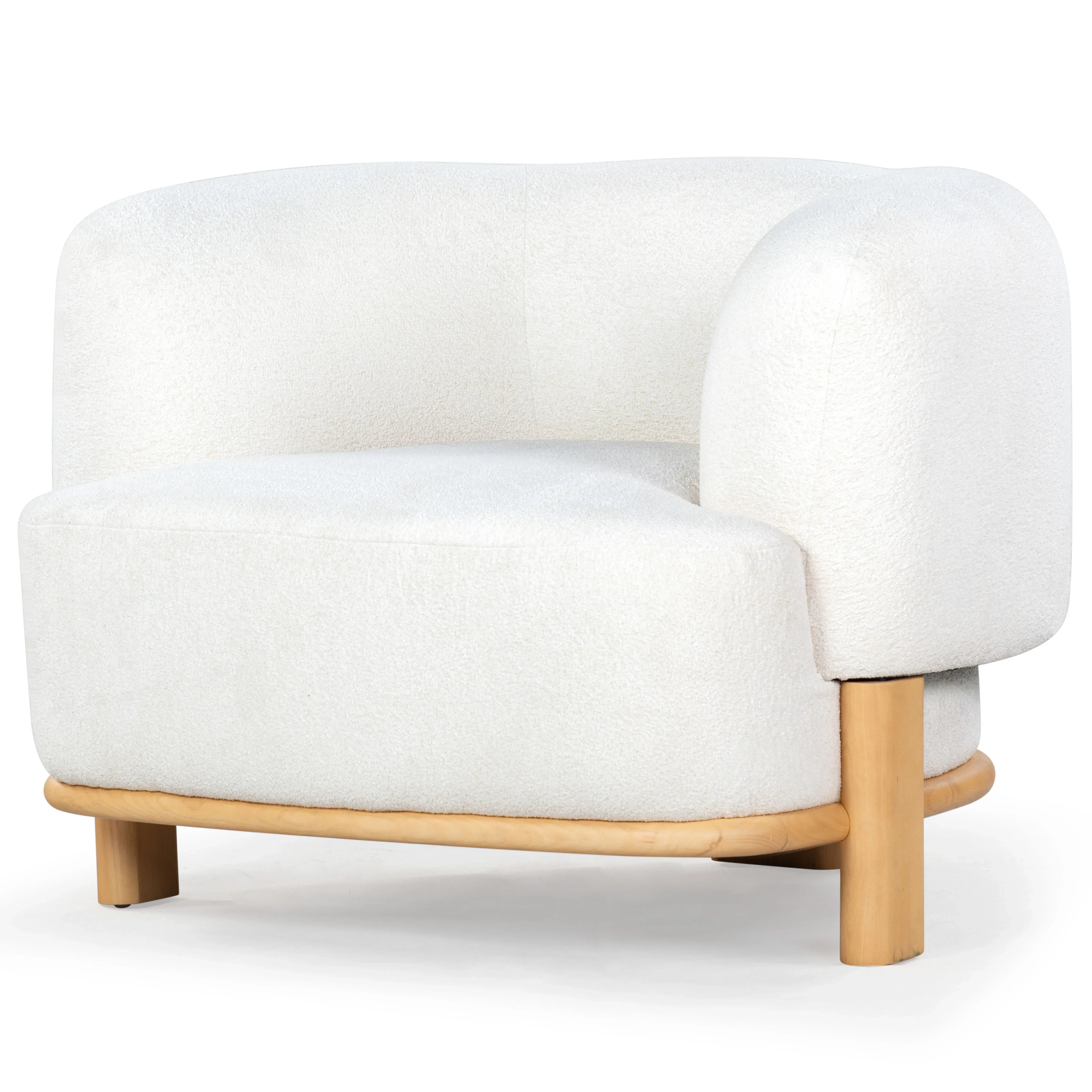 Oscar Boucle Accent Chair - Image 4