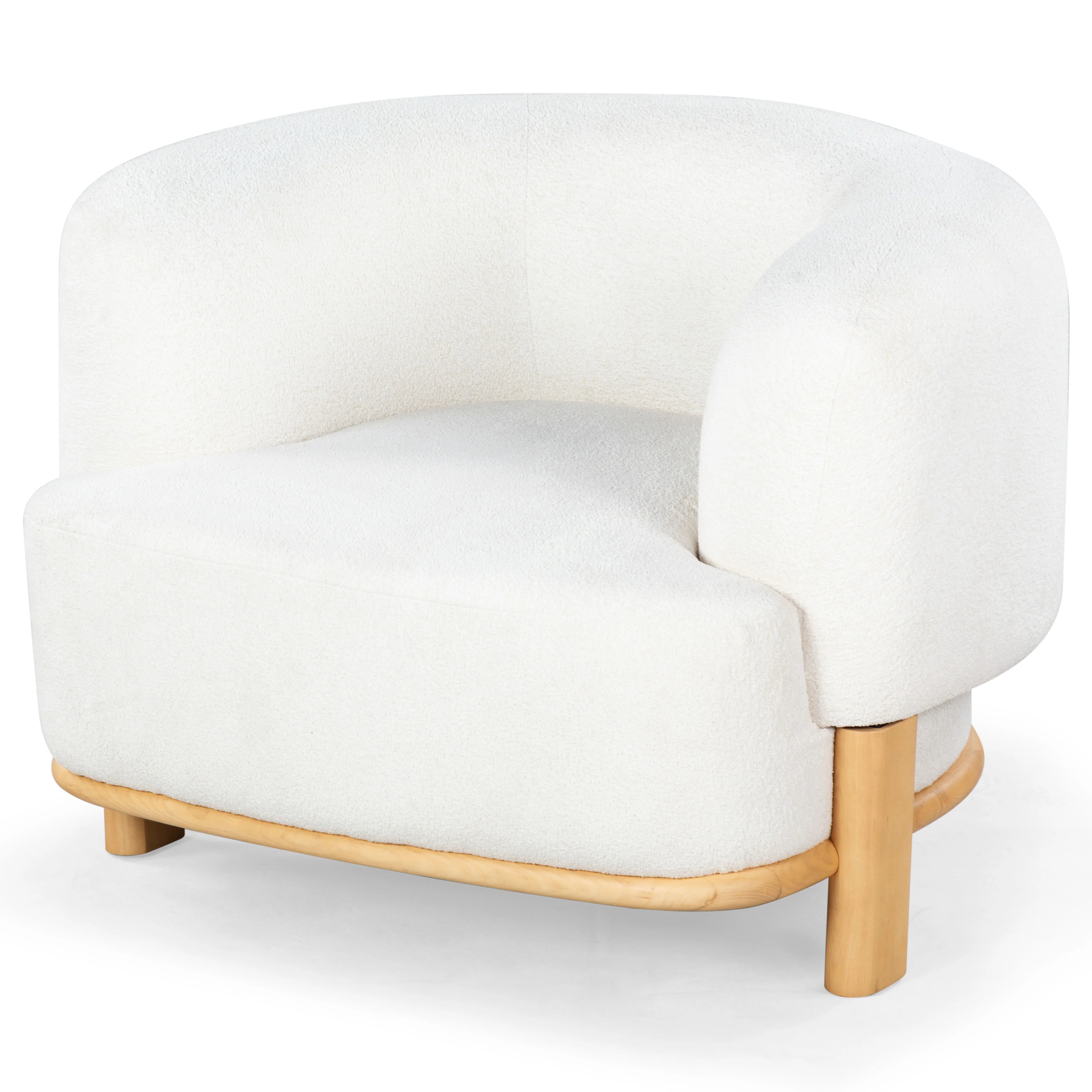 Oscar Boucle Accent Chair - Image 8