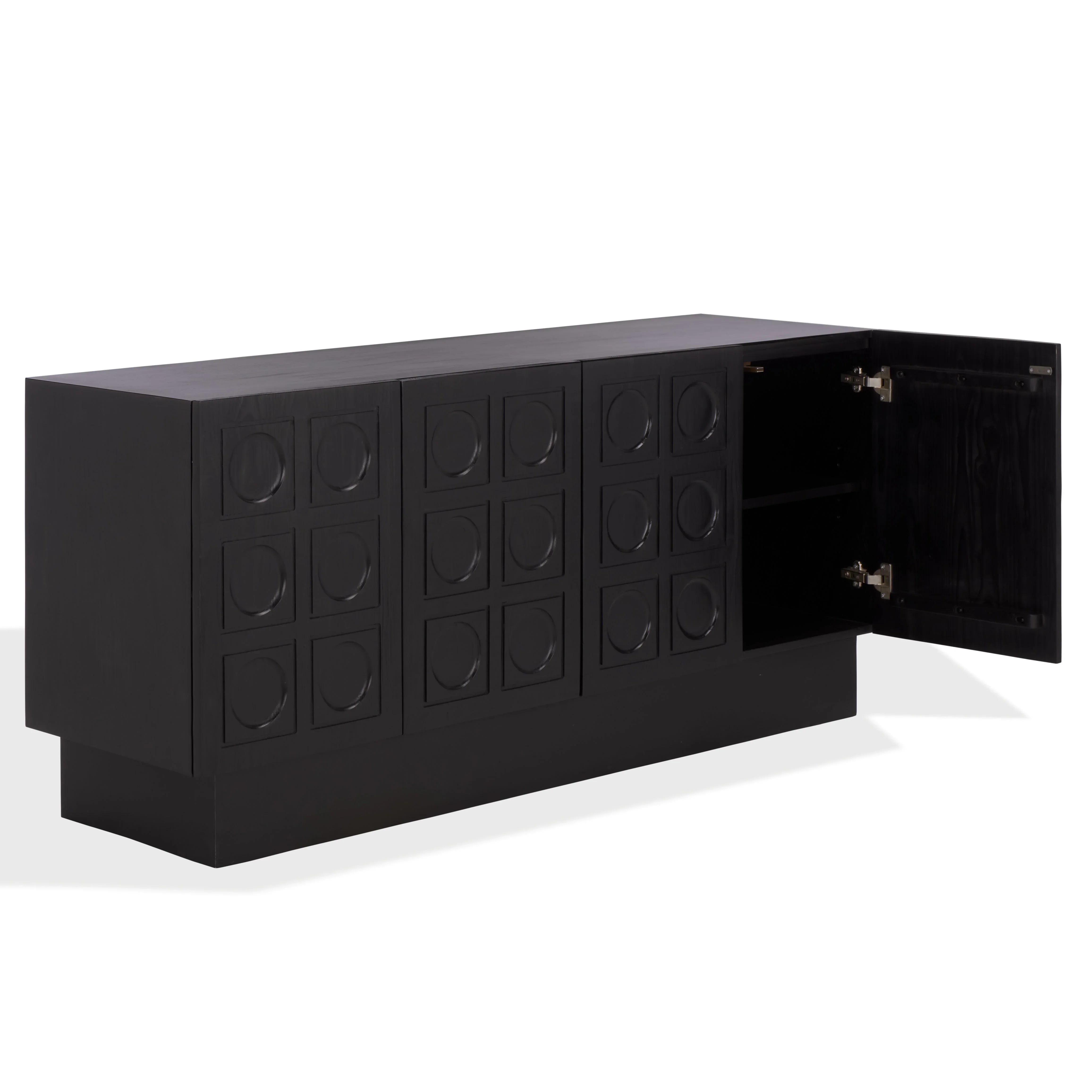 Osmund 4 Door Wood Sideboard - Image 3