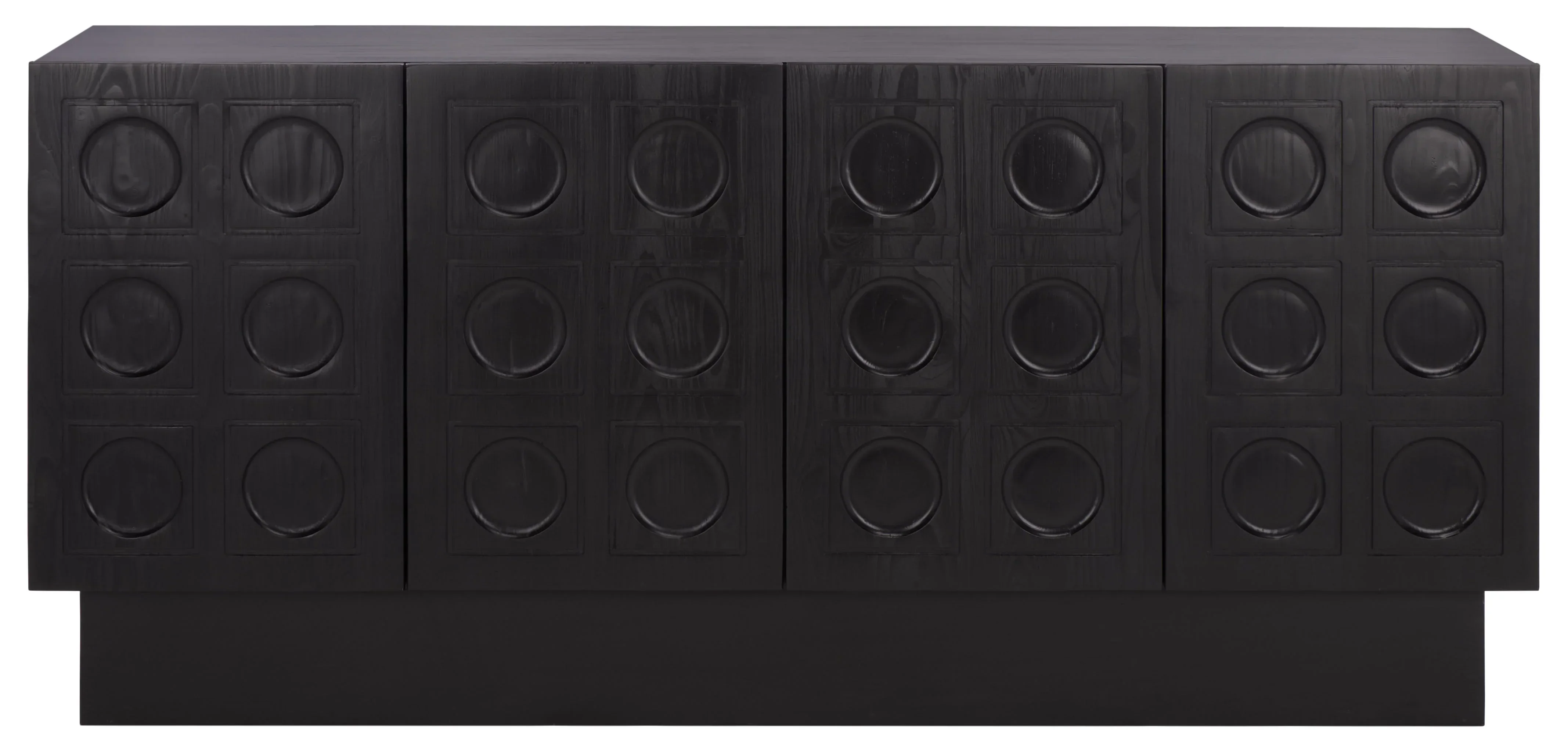 Osmund 4 Door Wood Sideboard - Image 9