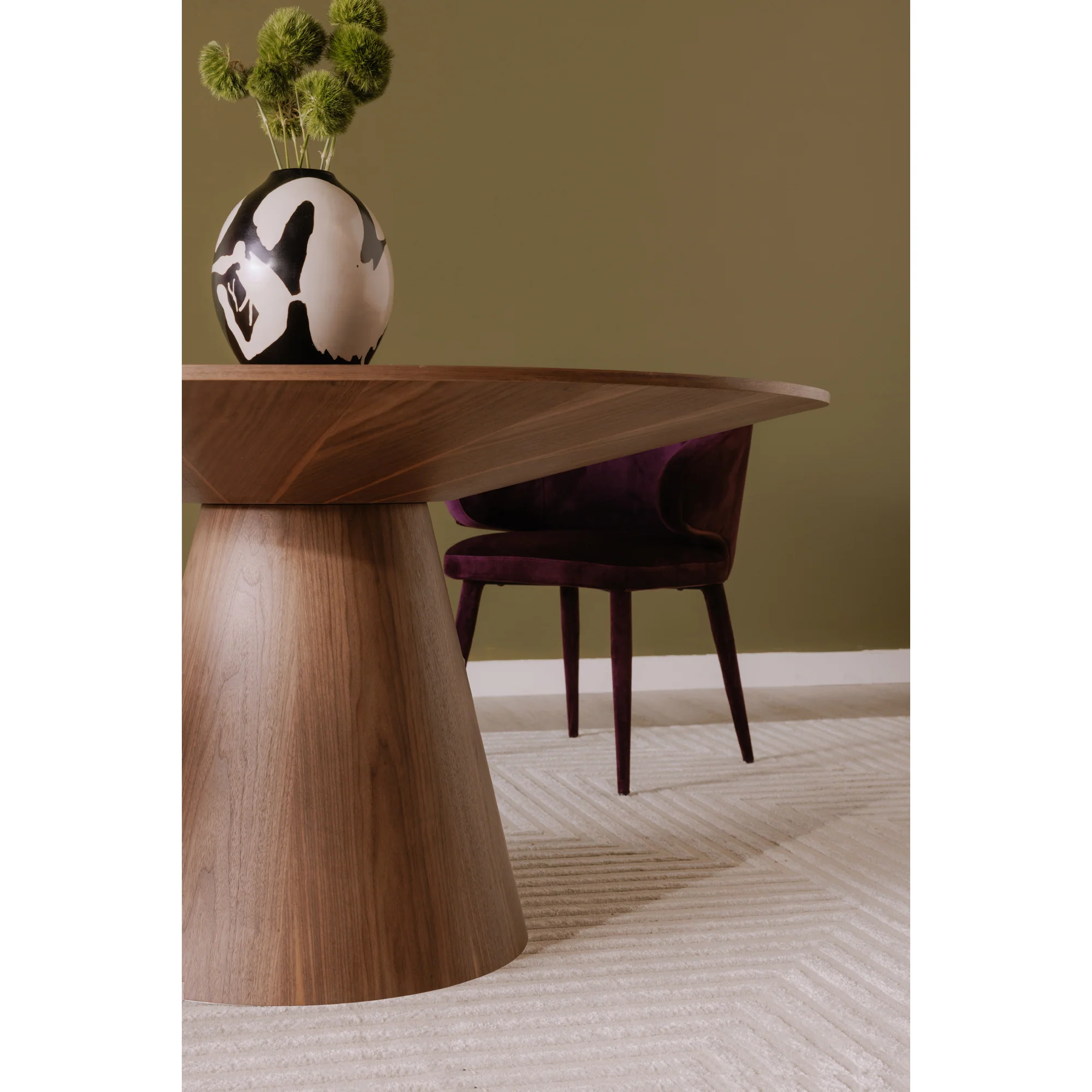 Otago Dining Table 54In Round Walnut - Image 2