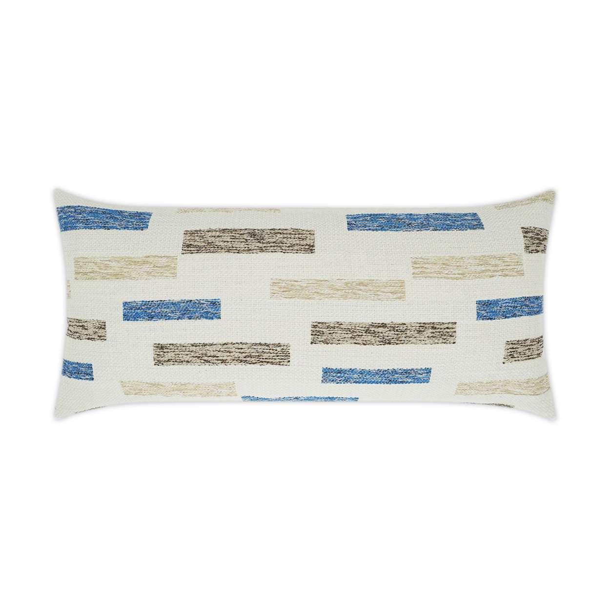 Outdoor Blockweave Lumbar Pillow