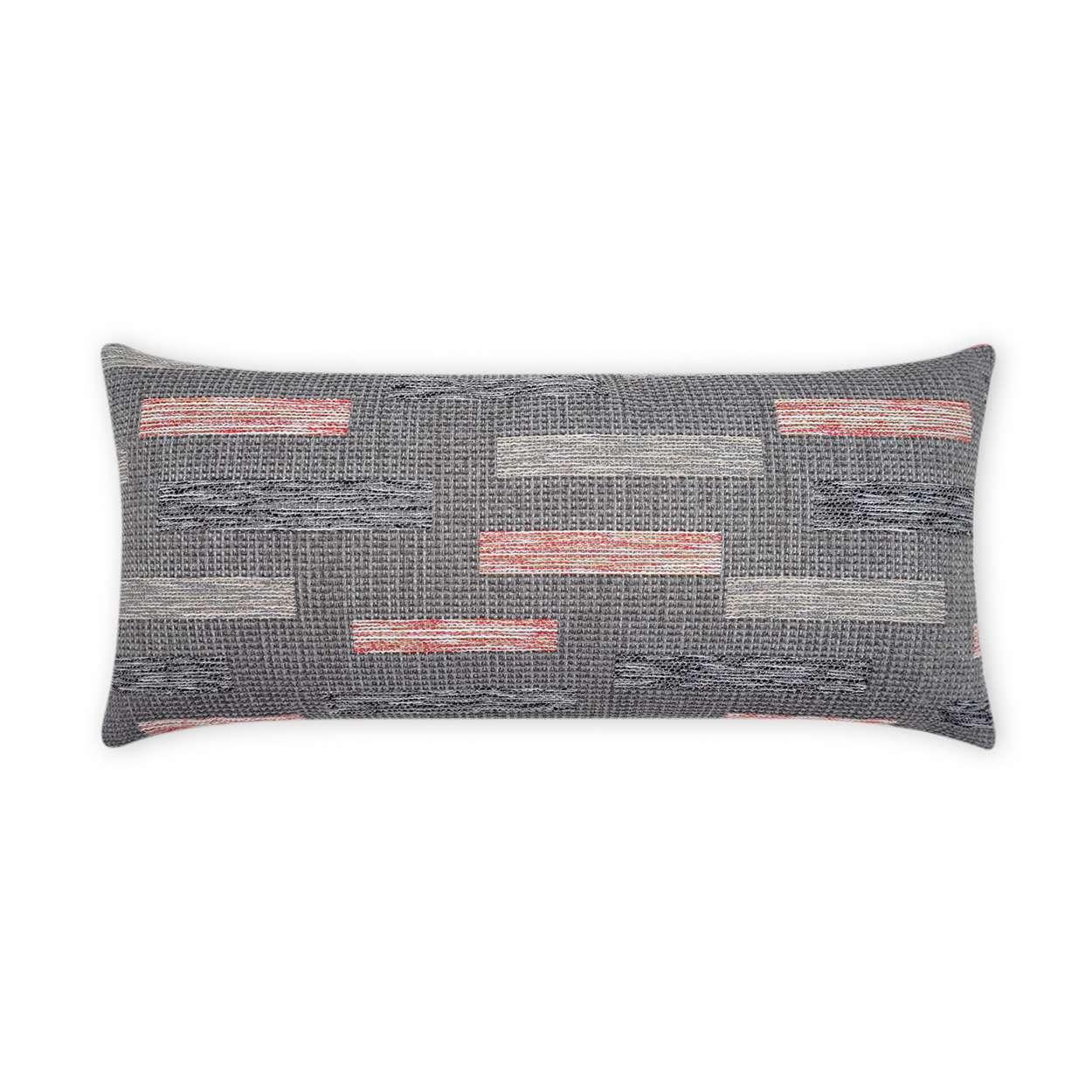 Outdoor Blockweave Lumbar Pillow - Image 4