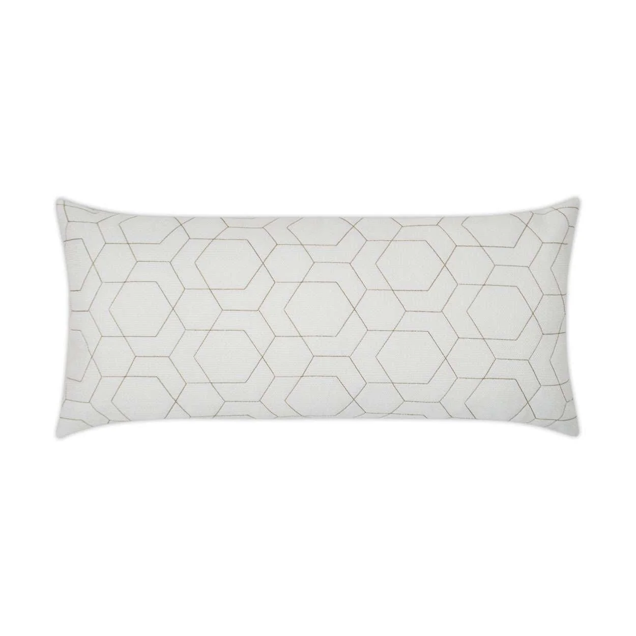 Outdoor Hex Quilt Lumbar Pillow - Image 6