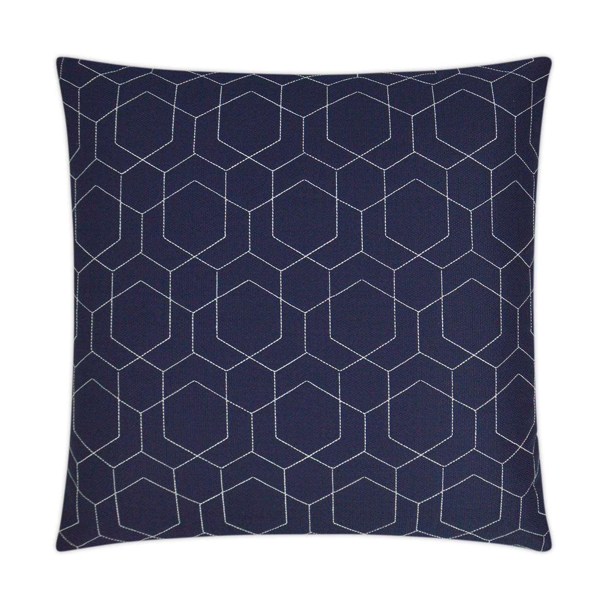 Outdoor Hex Quilt Pillow - Image 4