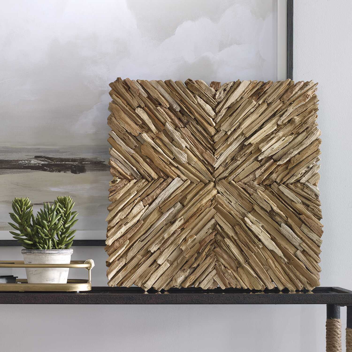 Outland Drift Wood Wall Decor - Image 2