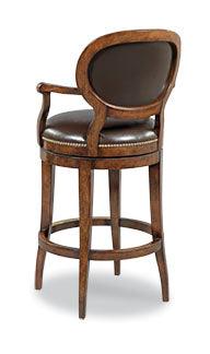 Oval Back Swivel Counter Stool - Image 2