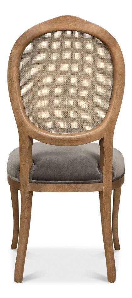 Oval Cane Back Chair - Set of 2 - Image 4