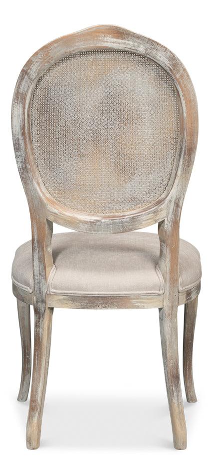 Oval Cane Back Chair - Set of 2 - Image 4